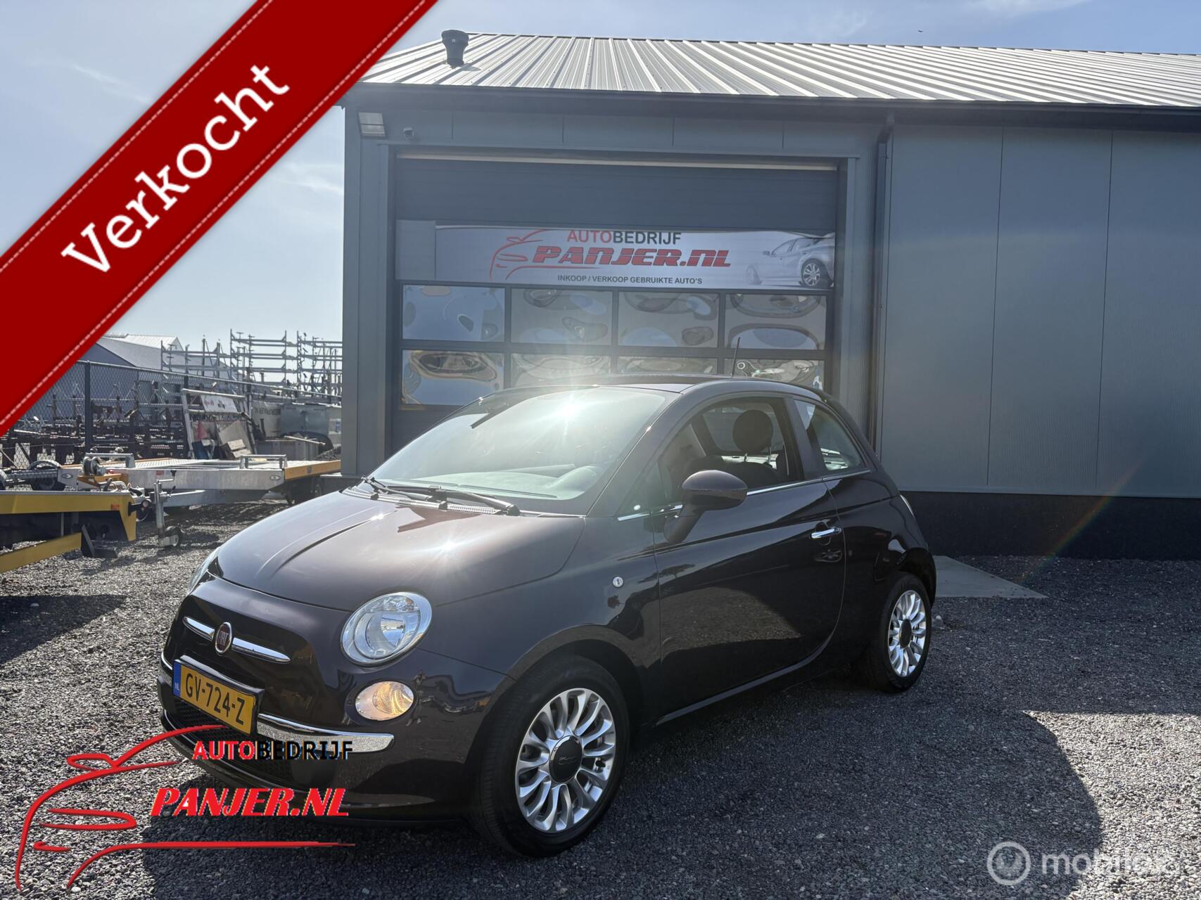 Fiat Fiat 500 0.9 TwinAir Turbo  "ZUINIGE AUTOMAAT" 2015 - voorkant