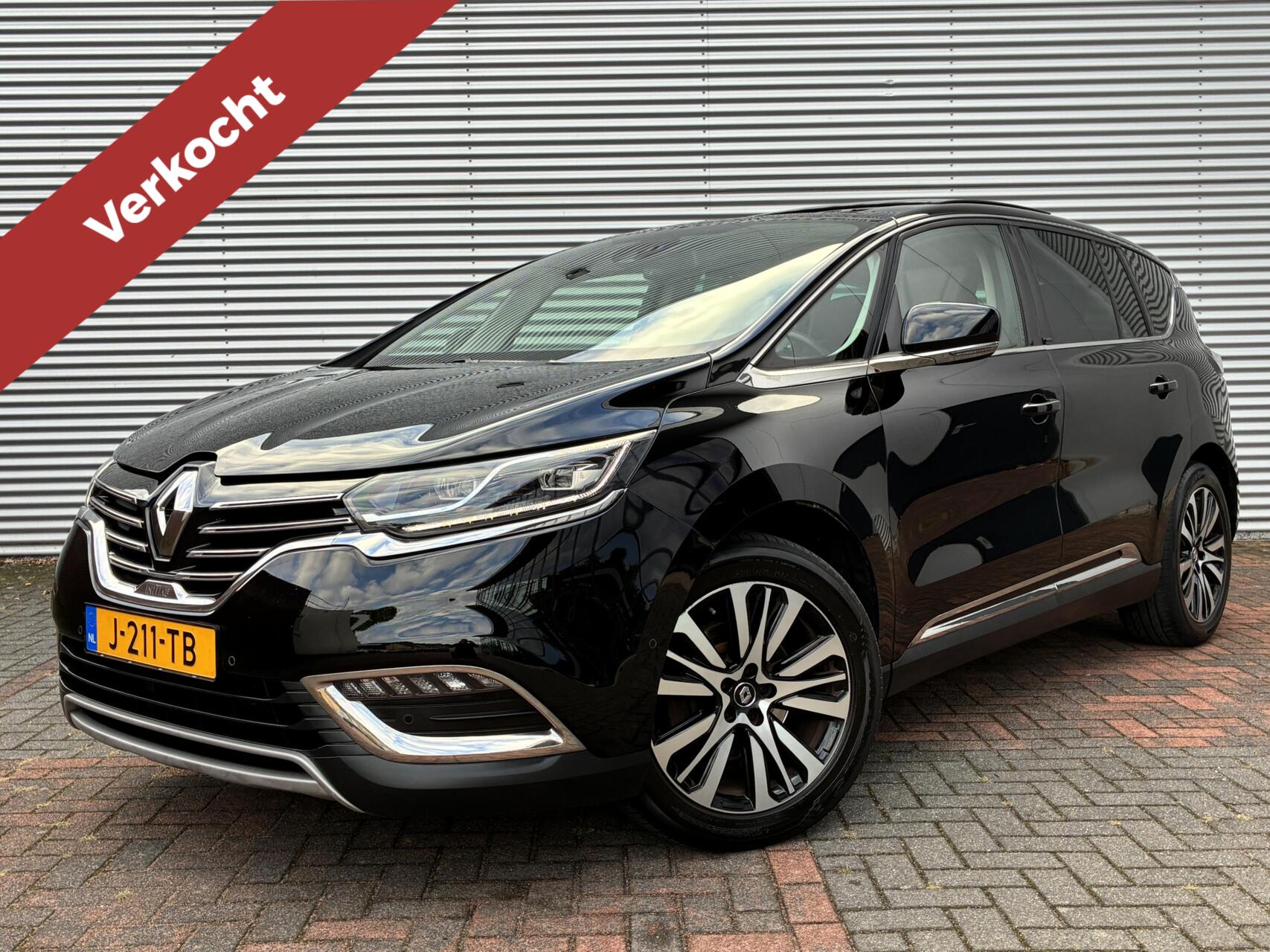 Renault Espace 1.6 TCe Initiale Paris Autom 7 Pers Led Pano Leer Cruise Massage Stoelen Trekhaak Camera Vol Vol Opties 2015 - voorkant
