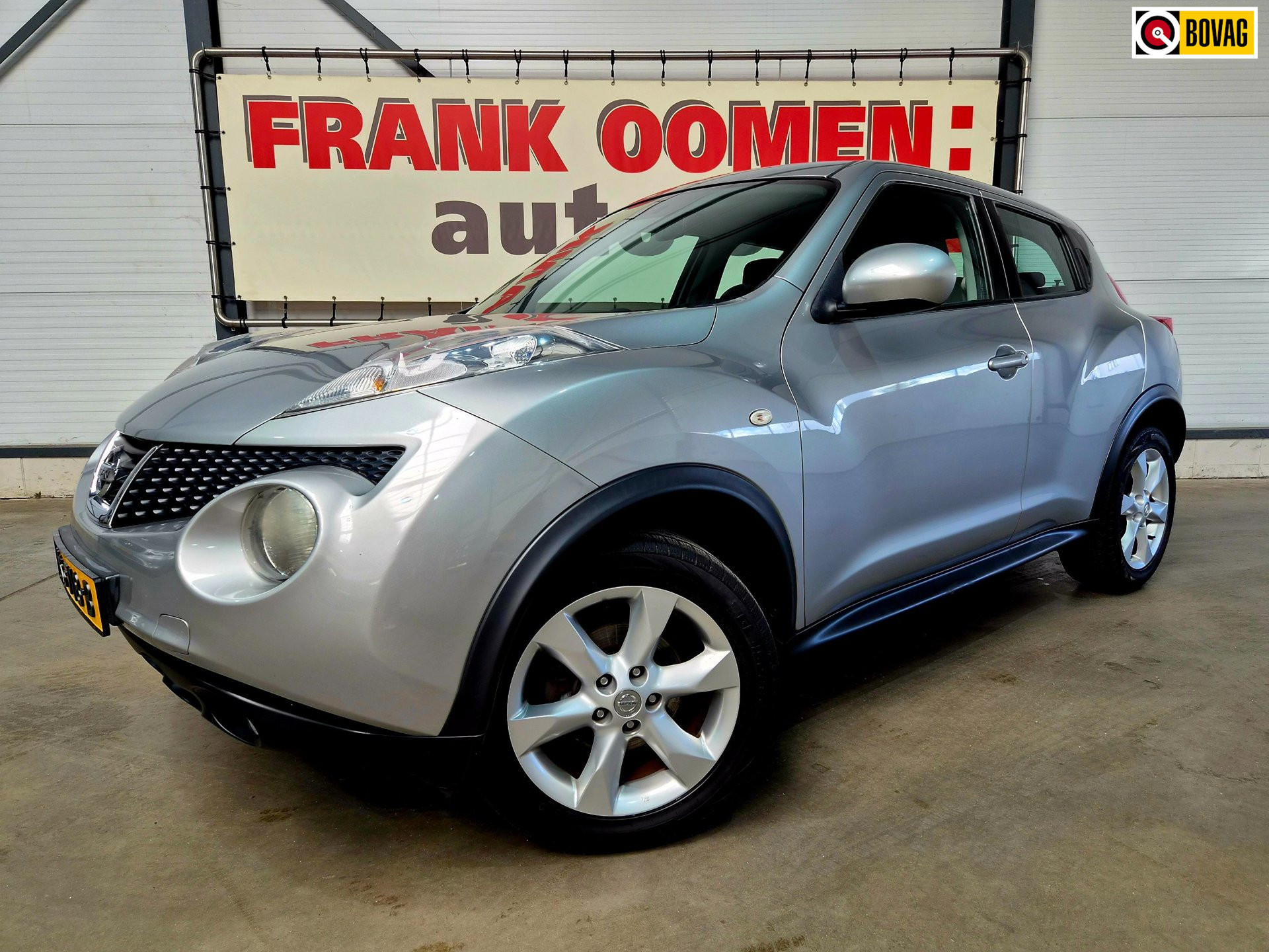 Nissan Nissan Juke 1.6 117PK Acenta + 2e Eigenaar|OH historie|Trekhaak|Climate|Cruise|Mavi|Bluetooth|17"LMV 2012 - voorkant