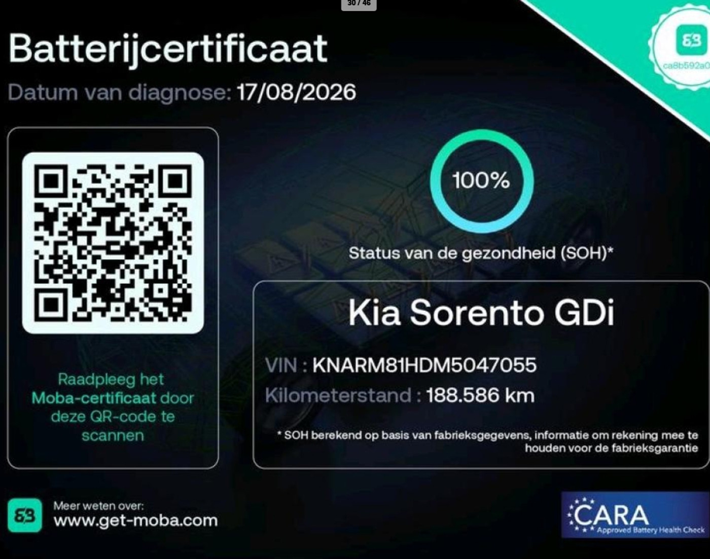 Foto van Kia Sorento