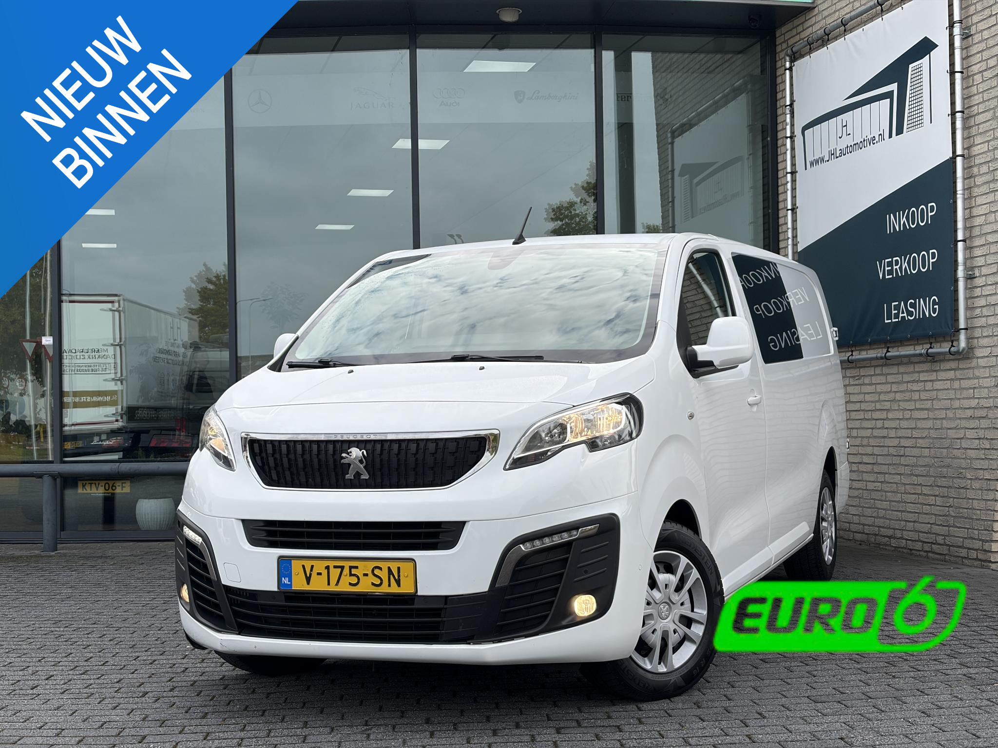 Peugeot Expert 2.0 BlueHDI 120*DUBBEL CAB*HAAK*CAM*ECC*CRUISE*6-P 2018 - voorkant
