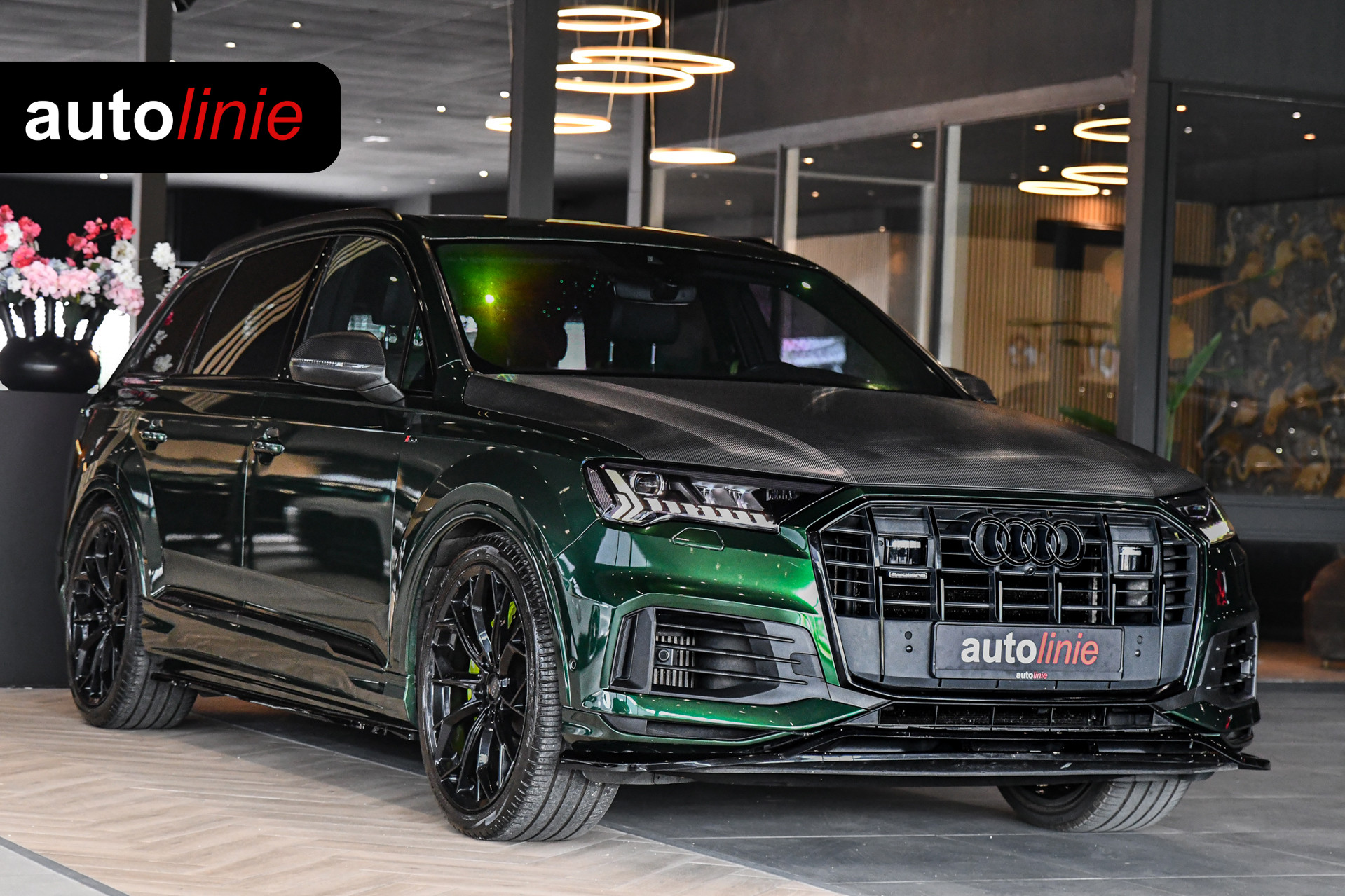 Audi Q7 55 TFSI E 55 TFSI e quattro S-Line, SQ7 look, Sterrenhemel, B&O, Memory, Pano! 2020 - voorkant