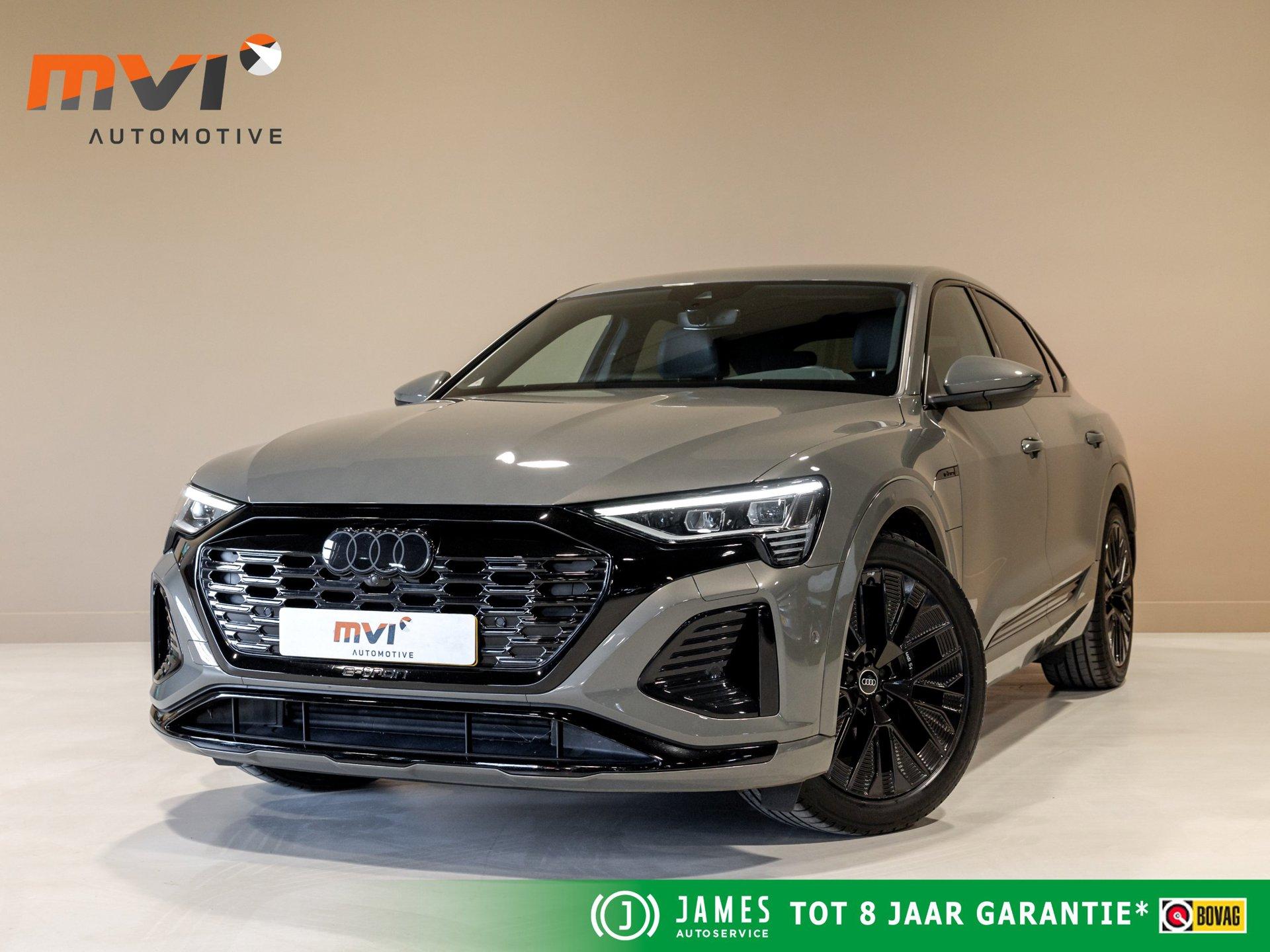 Audi Q8 Sportback 50 E-tron 50 quattro S Edition 95 kWh SOH 94% / 340pk / Elektrische stoelverstelling / Achteruitrij camera / 2023 - voorkant