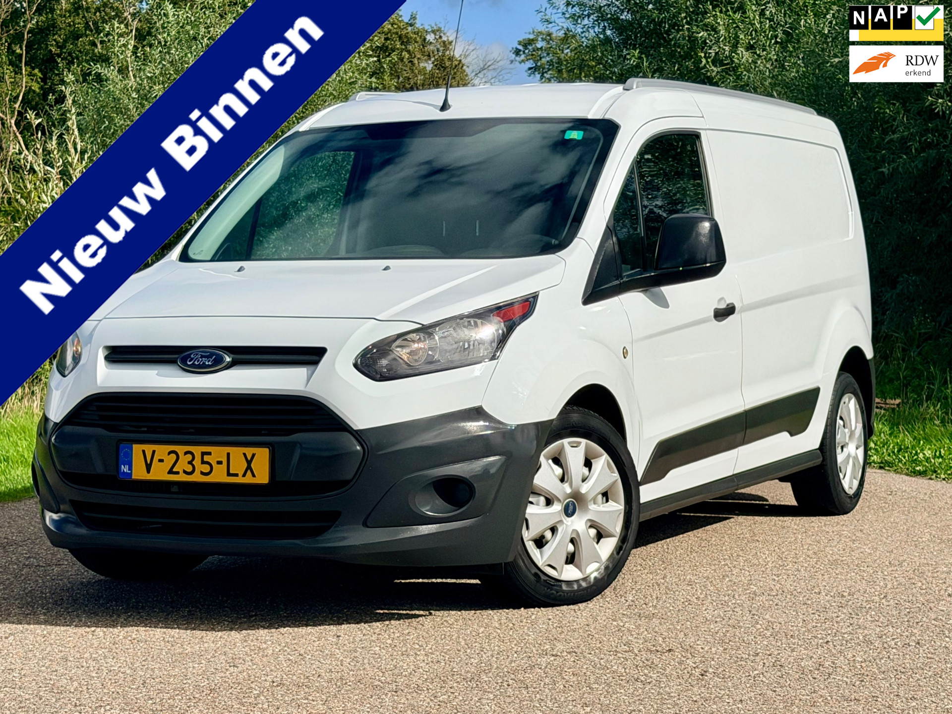 Ford Transit Connect 1.5 TDCI L2 Economy Edition Airco Navi/Carplay MARGE Perfect Onderhouden NAP Trekhaak 2018 - voorkant