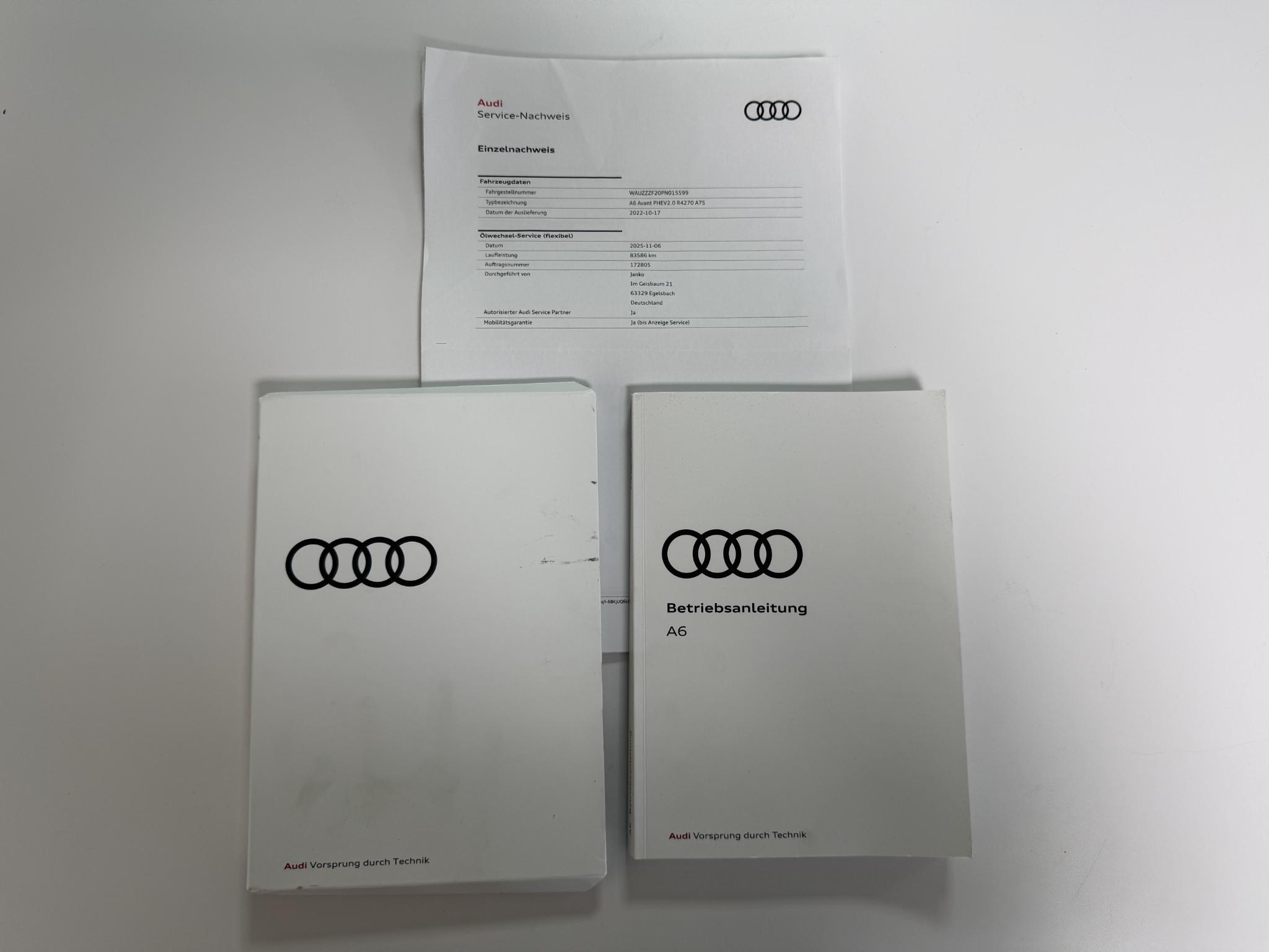 Foto van Audi A6 Avant 55 TFSI E