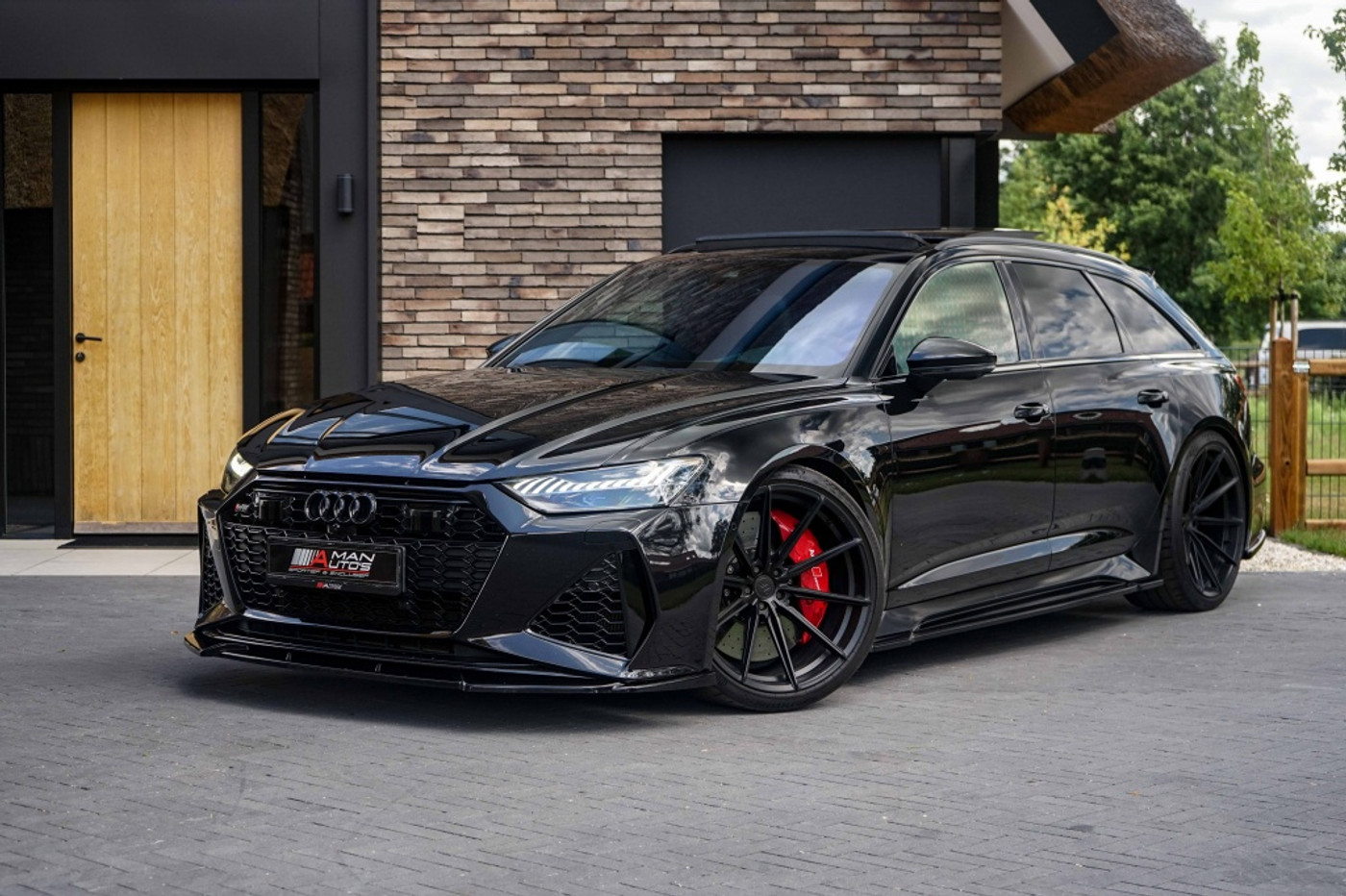 Audi Rs6 Avant 4.0 TFSI Quattro Akrapovic/Eventuri/Wheelforce/Dynamic+/Ceramic 2020 - voorkant