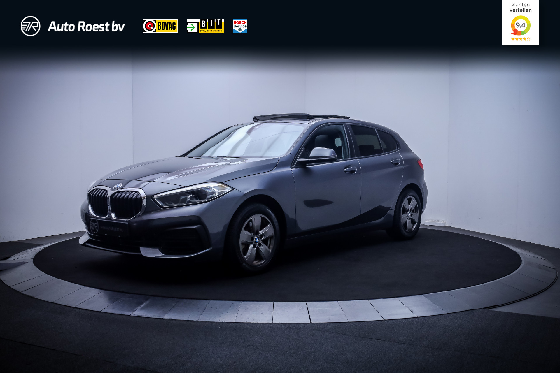 BMW 1-serie 118iA SPORTLINE Executive 2020 - voorkant