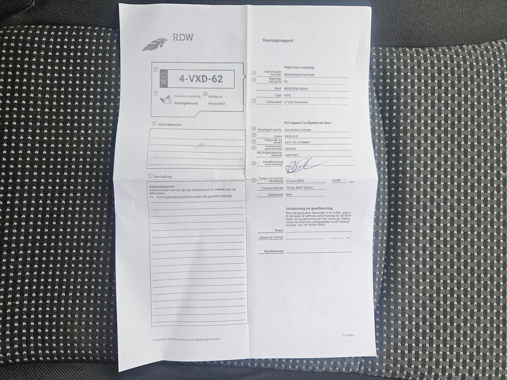 Foto van Mercedes-Benz Vito