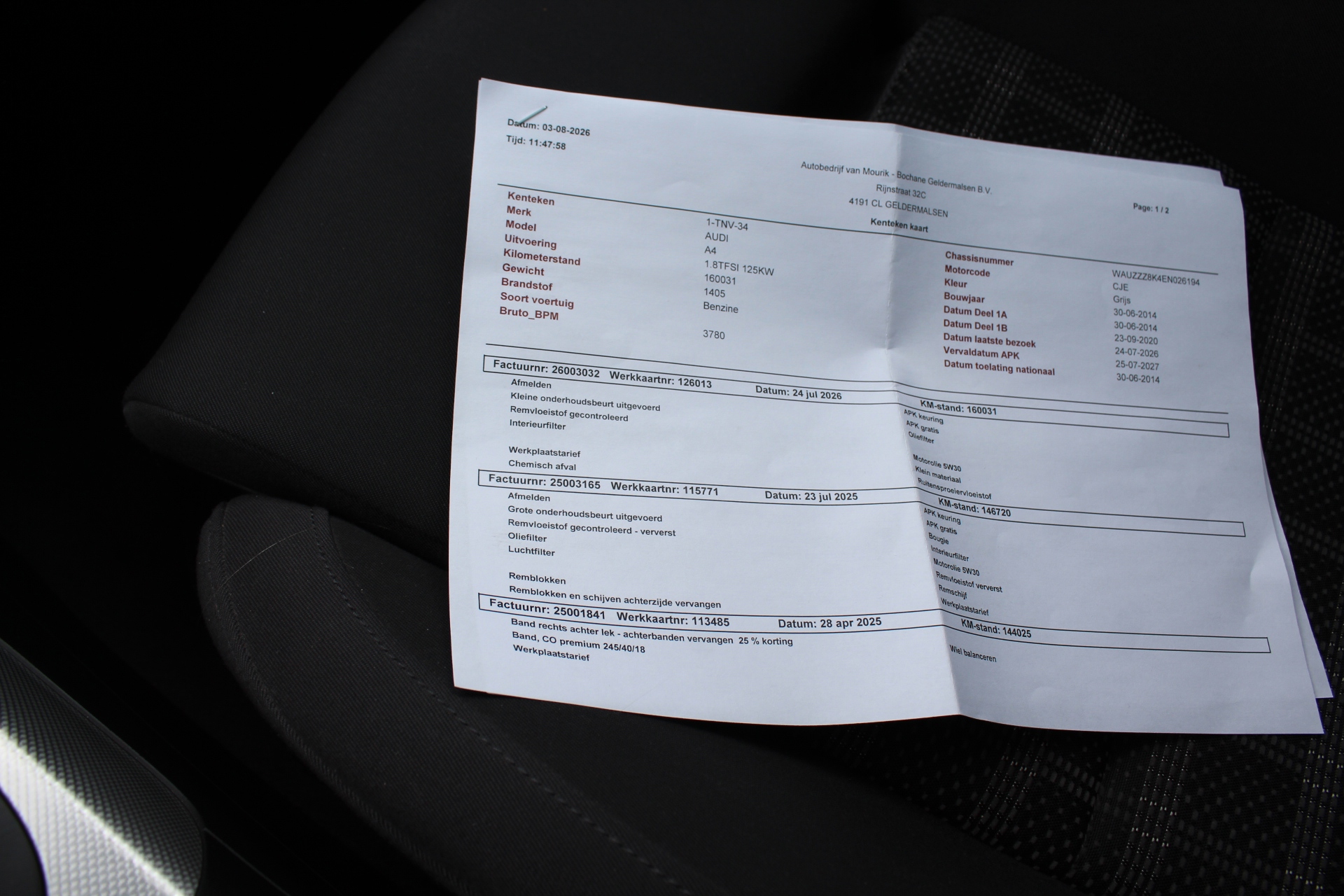 Foto van Audi A4 Limousine