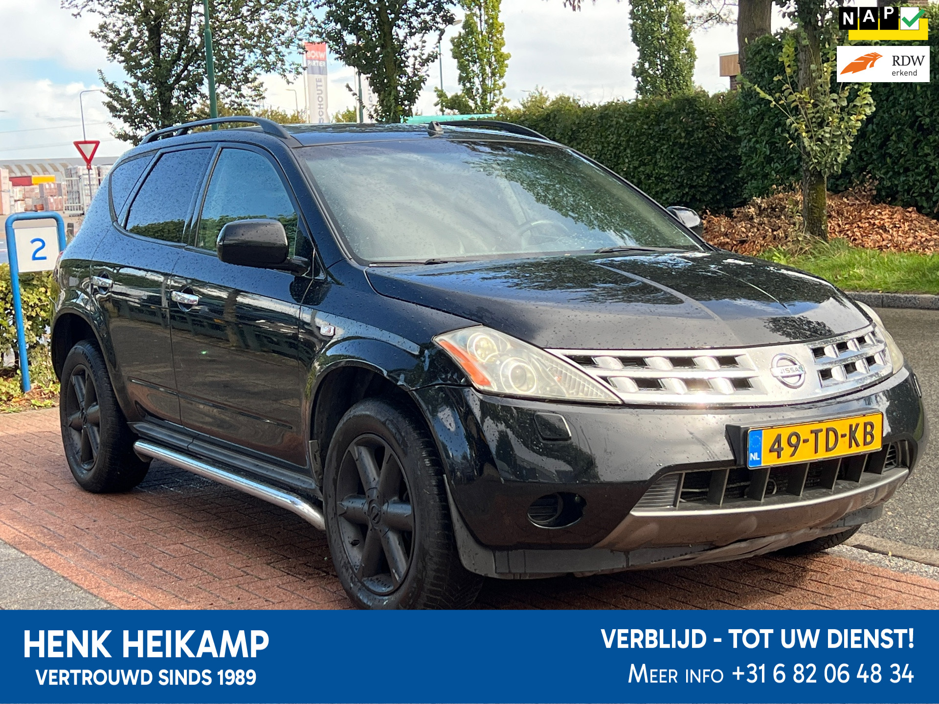 Nissan Nissan Murano 3.5 V6 *NAVI*Bose*Schuifdak*Trekhaak*NAP*! 2006 - voorkant