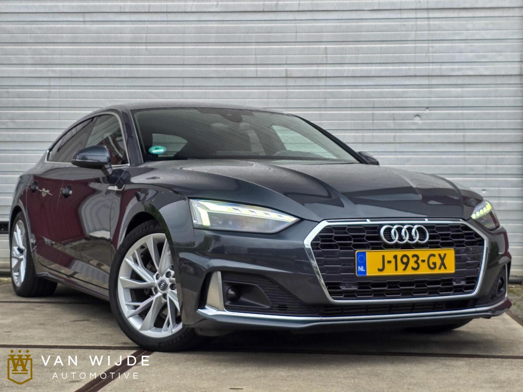 Audi A5 Sportback 40 TFSI|CARPLAY|CRUISE|CAMERA|SFEER|STOELV 2020 - voorkant
