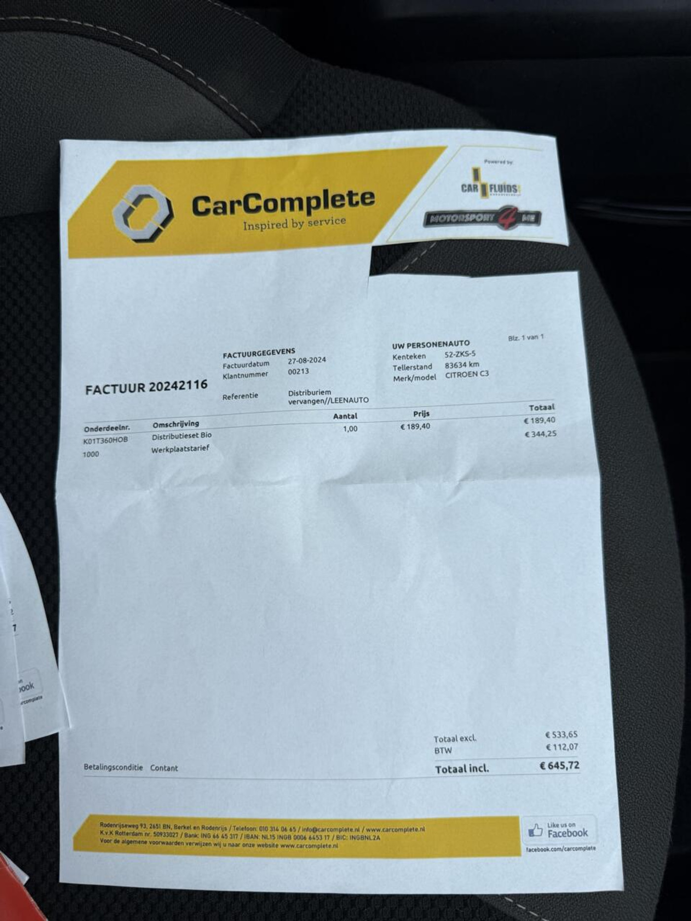 Foto van Citroen C3