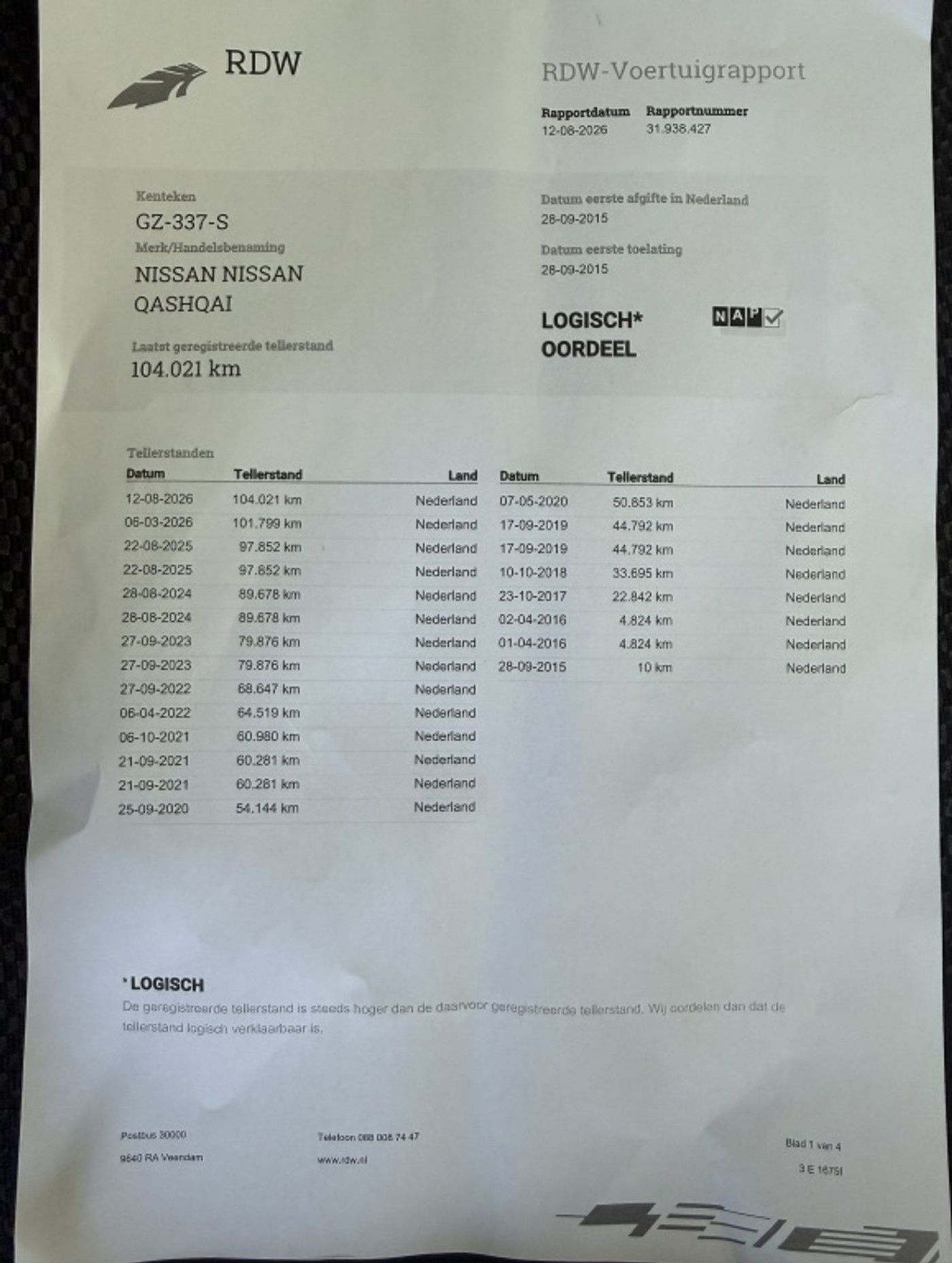 Foto van Nissan Nissan Qashqai