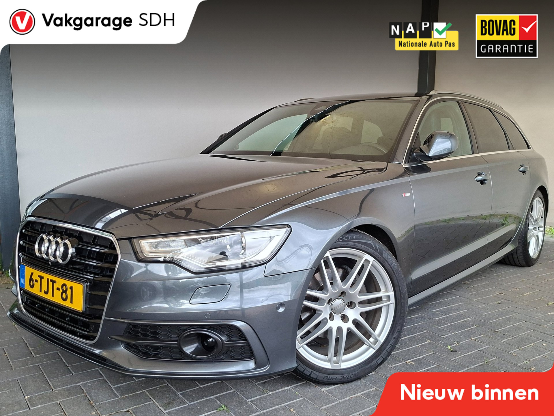 Audi A6 Avant 2.0 TFSI S-Line|Automaat|Memory Seats|BOSE|360-Camera|Prachtige auto 2014 - voorkant