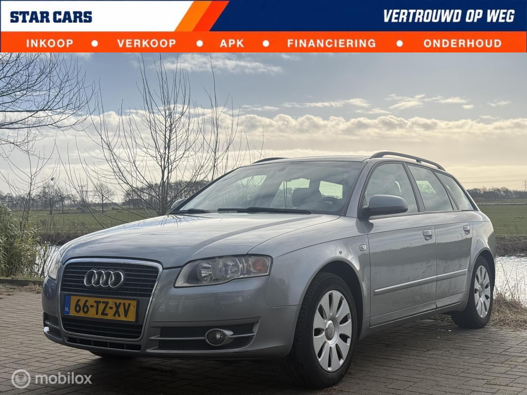 Audi Audi A4 2.0 Advance| Airco| Cruise| APK| Elek Pakket 2007 - voorkant