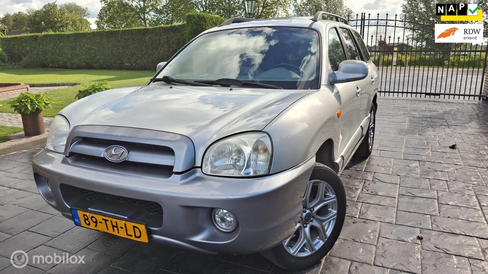 Hyundai Santa Fe 2.4i-16V Elite Airco Leder Dakraam CV Inruil Mogelijk 2006 - voorkant