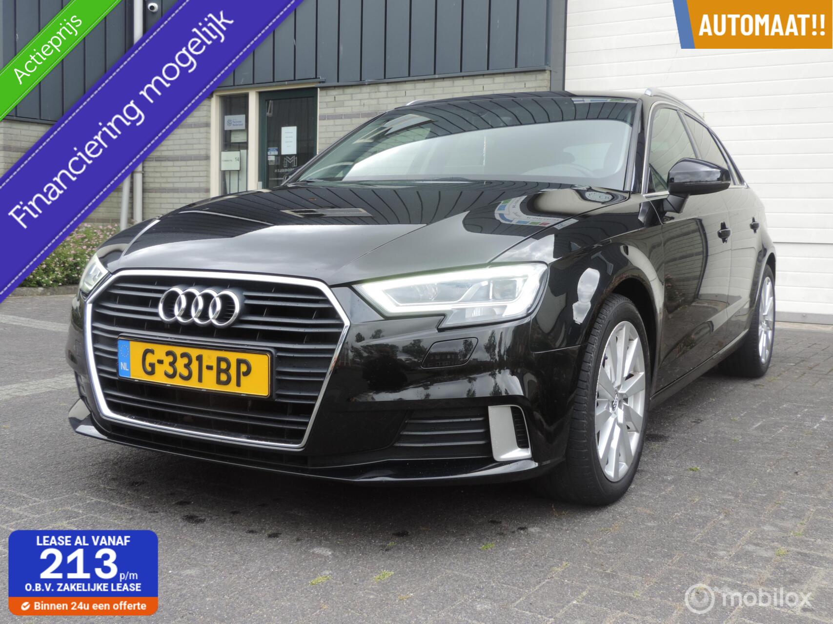 Audi A3 Sportback 30 TFSI Design Pro Line S-Tronic Automaat! 2019 - voorkant