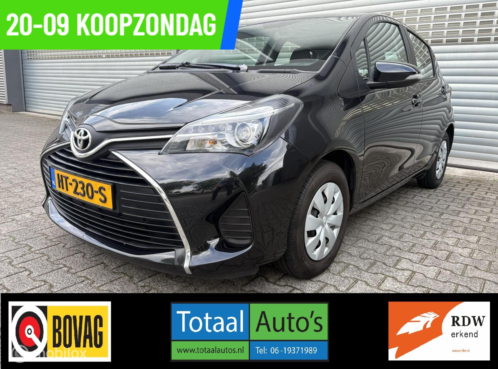 Toyota Toyota Yaris 1.0 VVT-i Aspiration*P-CAM*NEDERL*EERSTE EIG* 2016 - voorkant