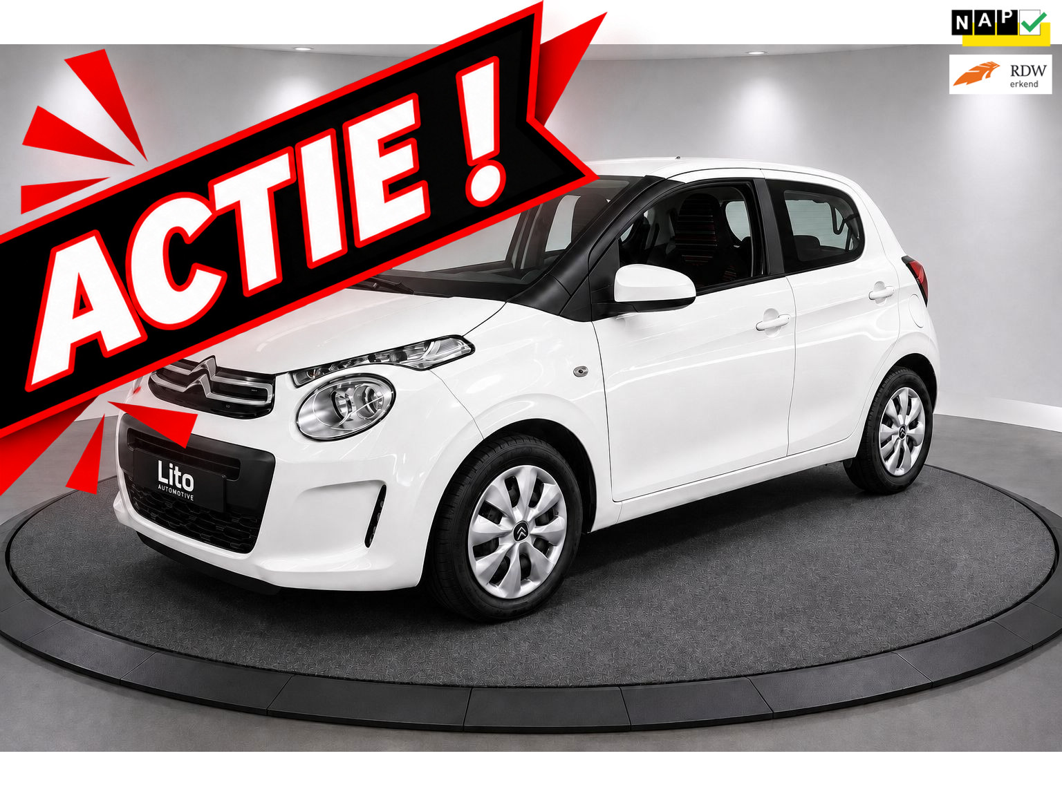 Citroen C1 1.0 VTi Feel|AIRCO|WEINIG KM| NAP | ZUINIG| NL AUTO| 2021 - voorkant