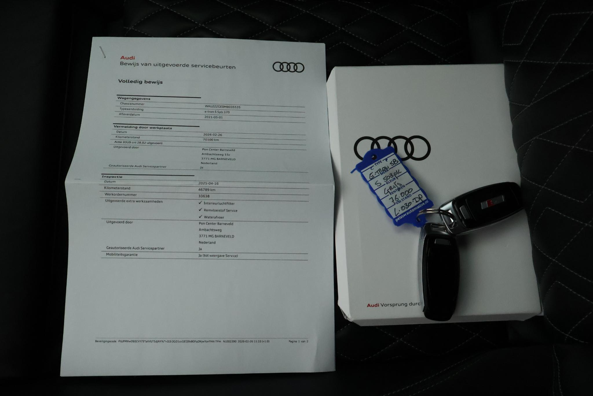 Foto van Audi E-tron S Sportback
