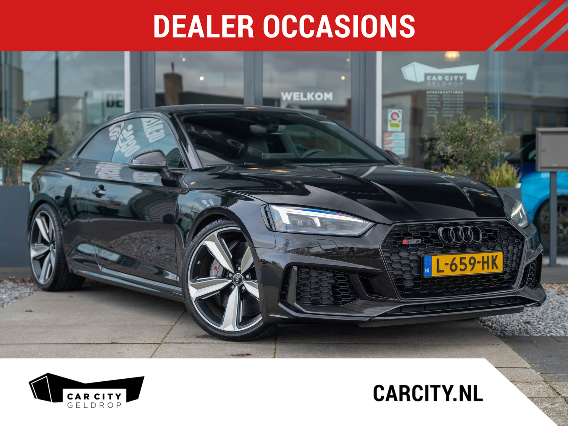 Audi RS 5 Coupe 2.9 TFSI Quatro / Keramische / Massage / Carbon / HUD / Keyless / Memory 2017 - voorkant