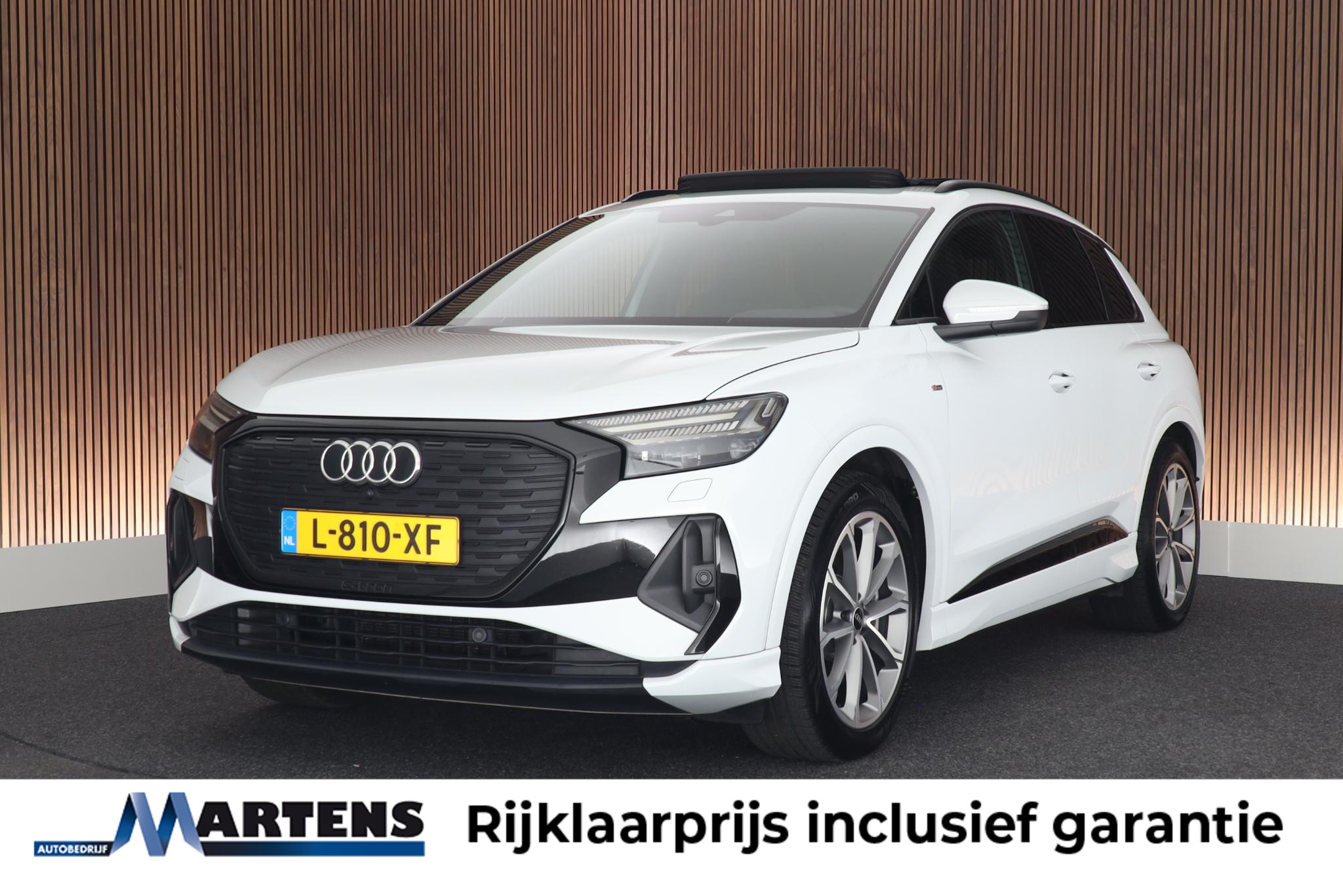 Audi Q4 40 E-tron 40 Launch edition S Competition 204pk 77 kWh 2021 - voorkant