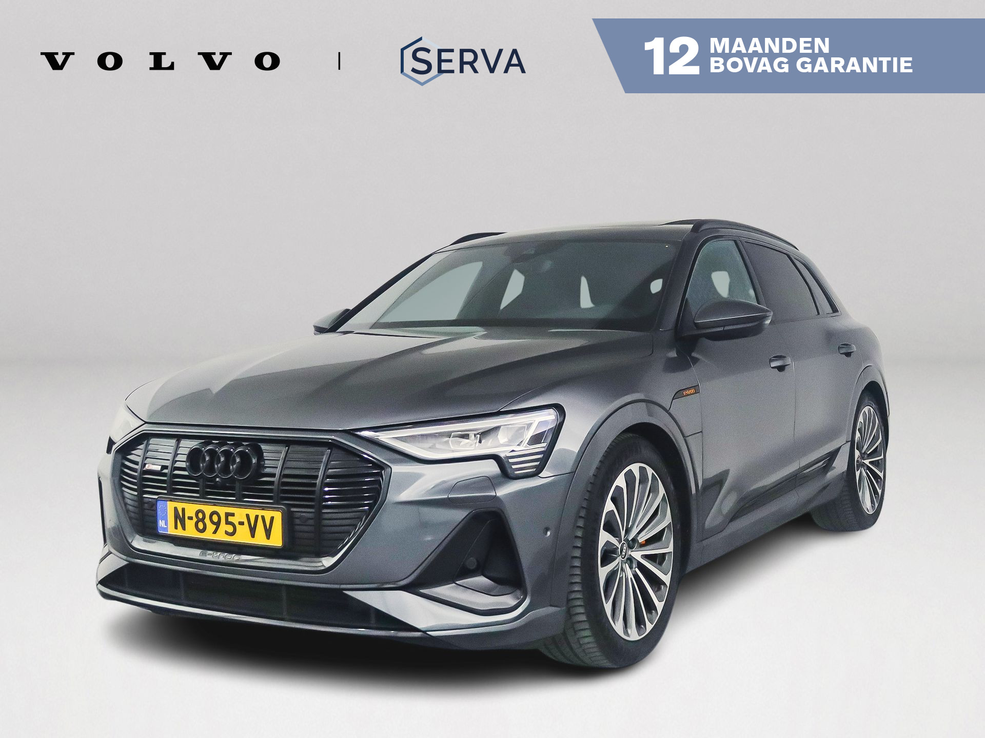 Audi E-tron 55 55 quattro S edition 95 kWh | SOH 95% | 360° camera | Bang & Olufsen Premium | Matrix led | Stoelverwarming 2021 - voorkant