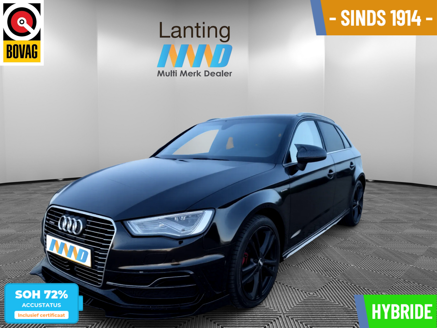 Audi A3 Sportback E-tron 1.4 e-tron PHEV Amb. Pro Line + | S-Line 2015 - voorkant