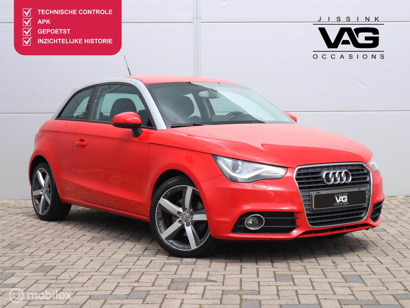 Audi Audi A1 1.4 TFSI Automaat Clima Xenon Cruise Keyless Navi 2011 - voorkant