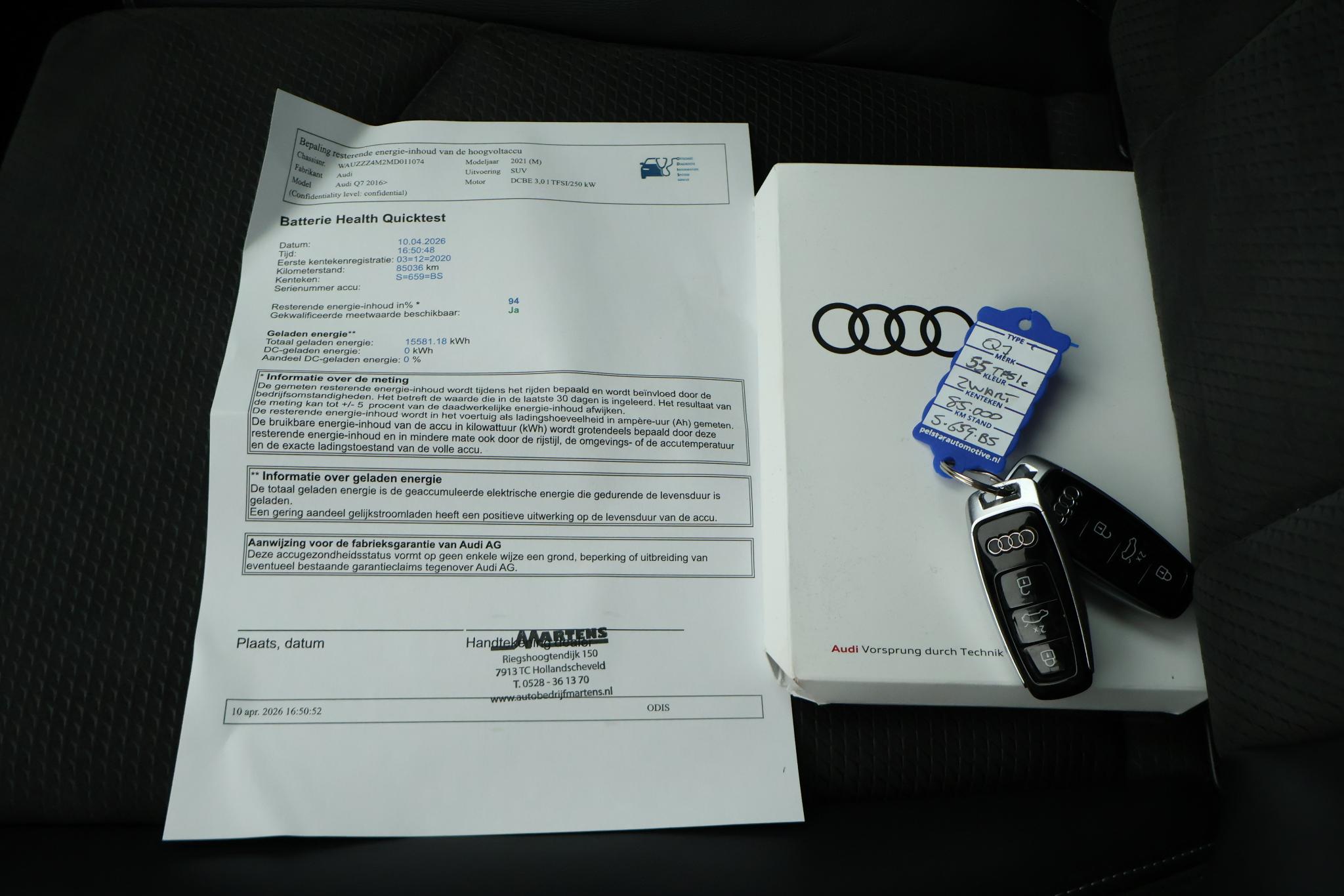 Foto van Audi Q7 55 TFSI E