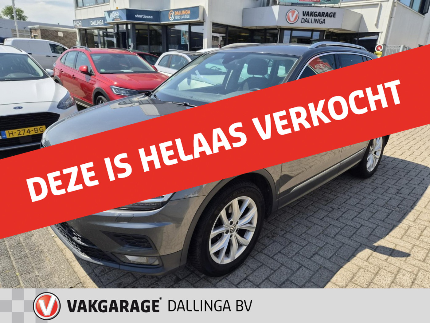 Volkswagen Tiguan 1.4 TSI ACT SOUND - Elek.TH, Stoelverw, Navi, All season, etc. 2017 - voorkant