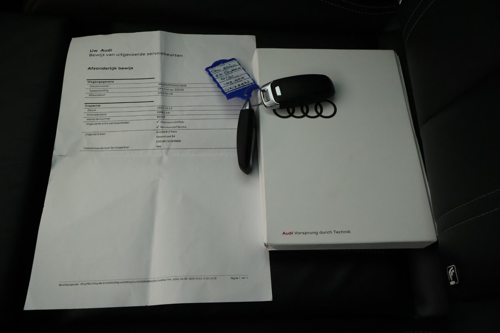 Foto van Audi Q4 50 E-tron