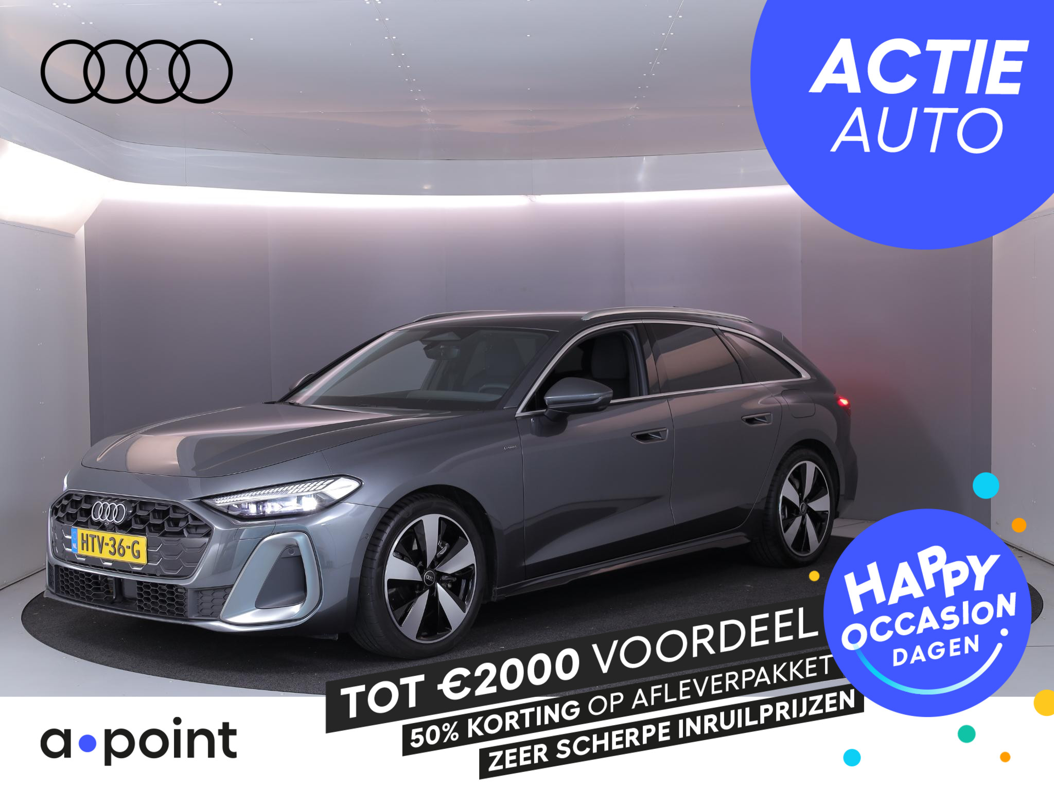 Audi A5 Avant 2.0 e-hybrid quattro S edition 2025 - voorkant