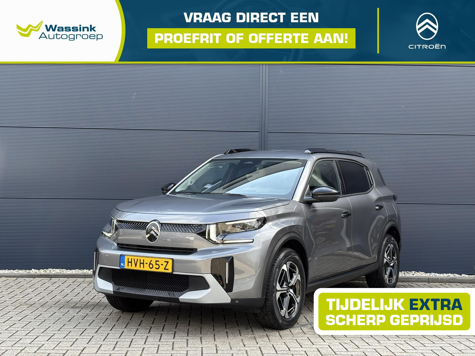 Citroen E-c3 Aircross EV 44kWh 113pk Max | Navigatie | Carplay/Android 2025 - voorkant