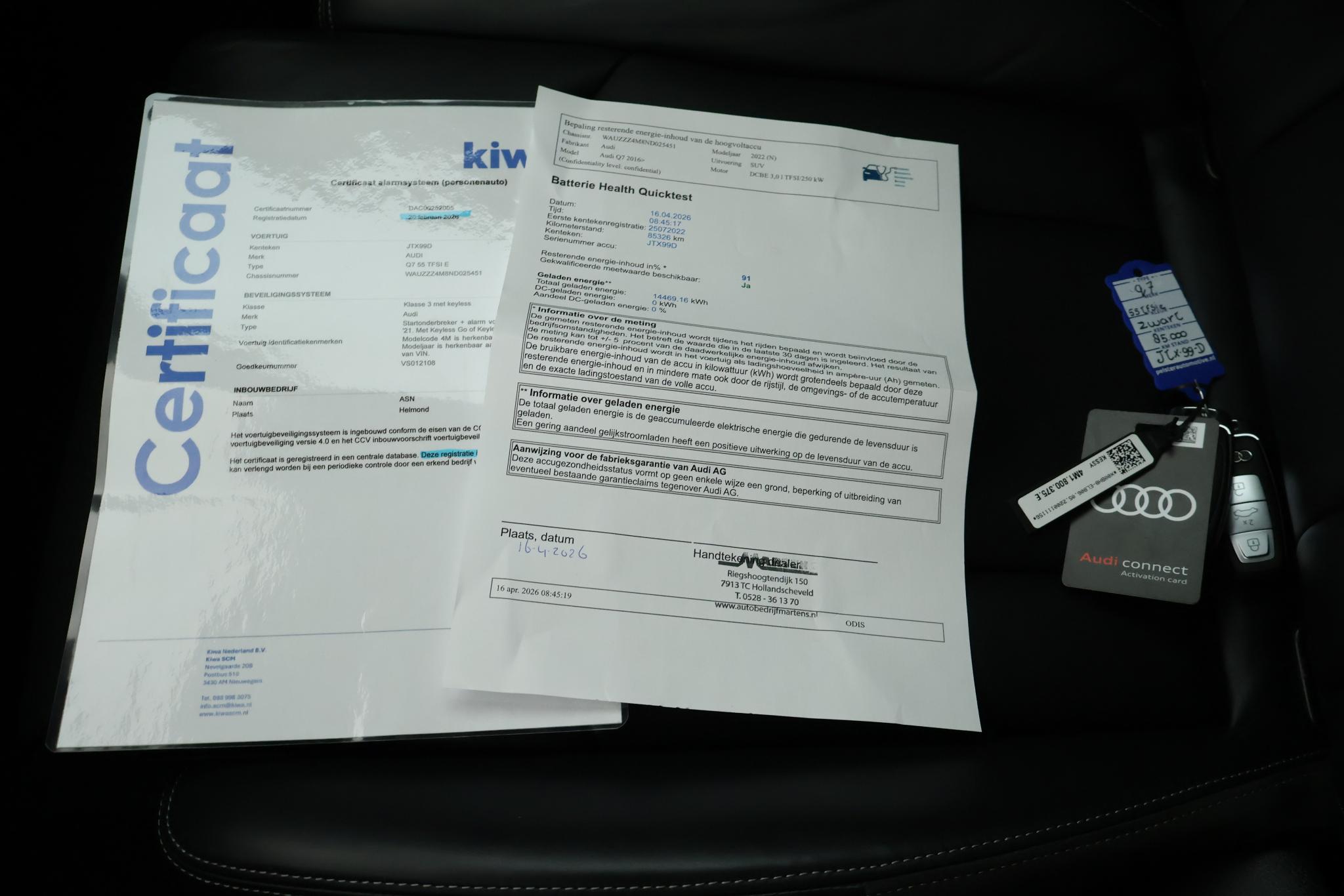 Foto van Audi Q7 55 TFSI E