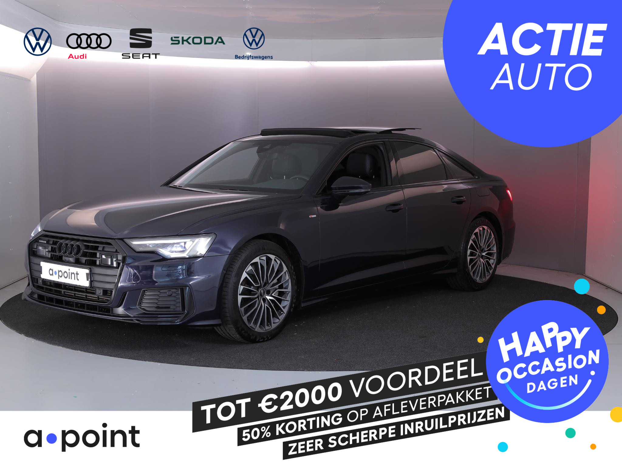 Audi A6 50 TFSI E 50 TFSI e quattro S edition 2022 - voorkant
