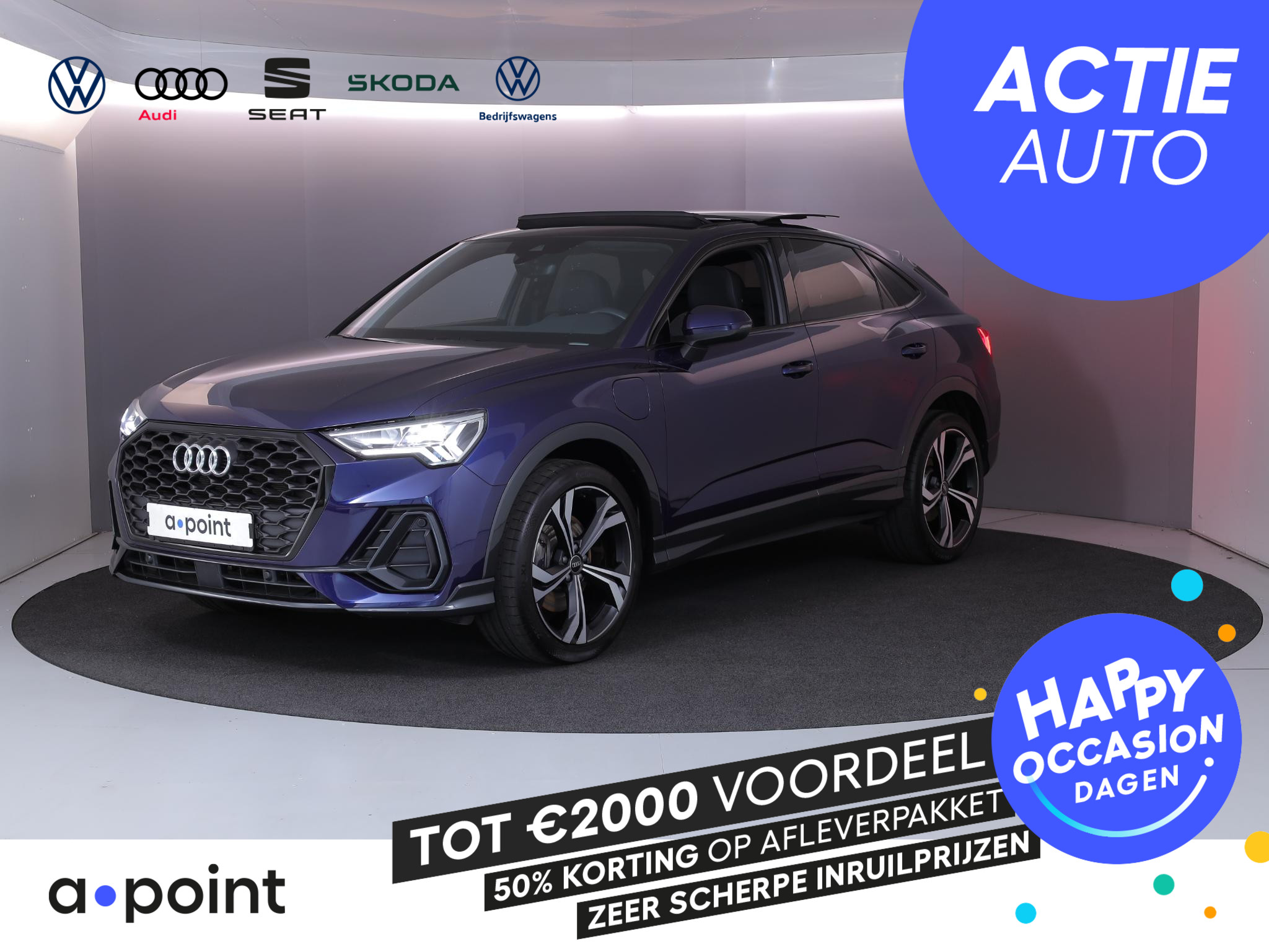 Audi Q3 Sportback E-tron 45 TFSI e S Edition 2022 - voorkant