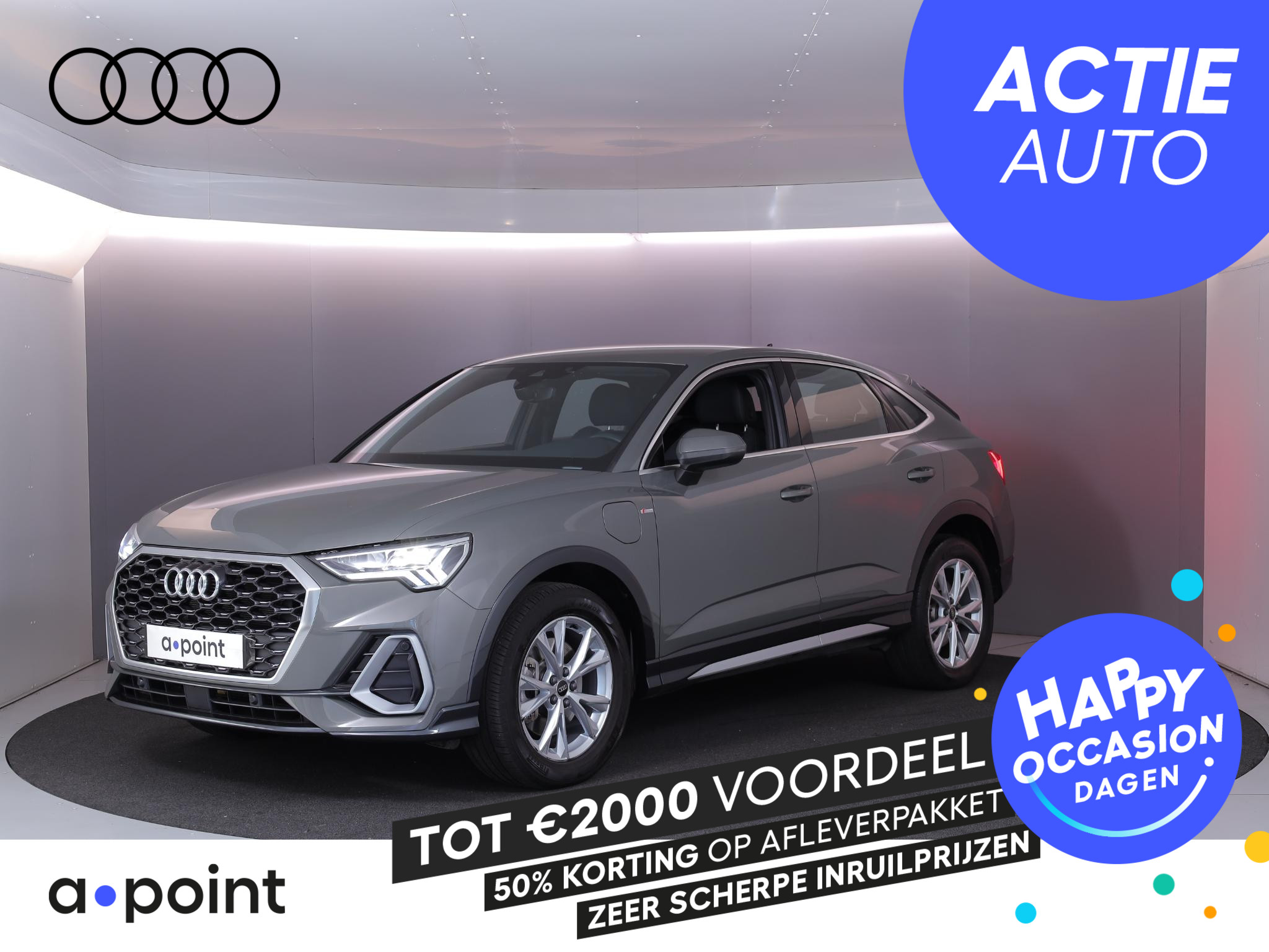 Audi Q3 Sportback E-tron 45 TFSI e S Edition 2022 - voorkant
