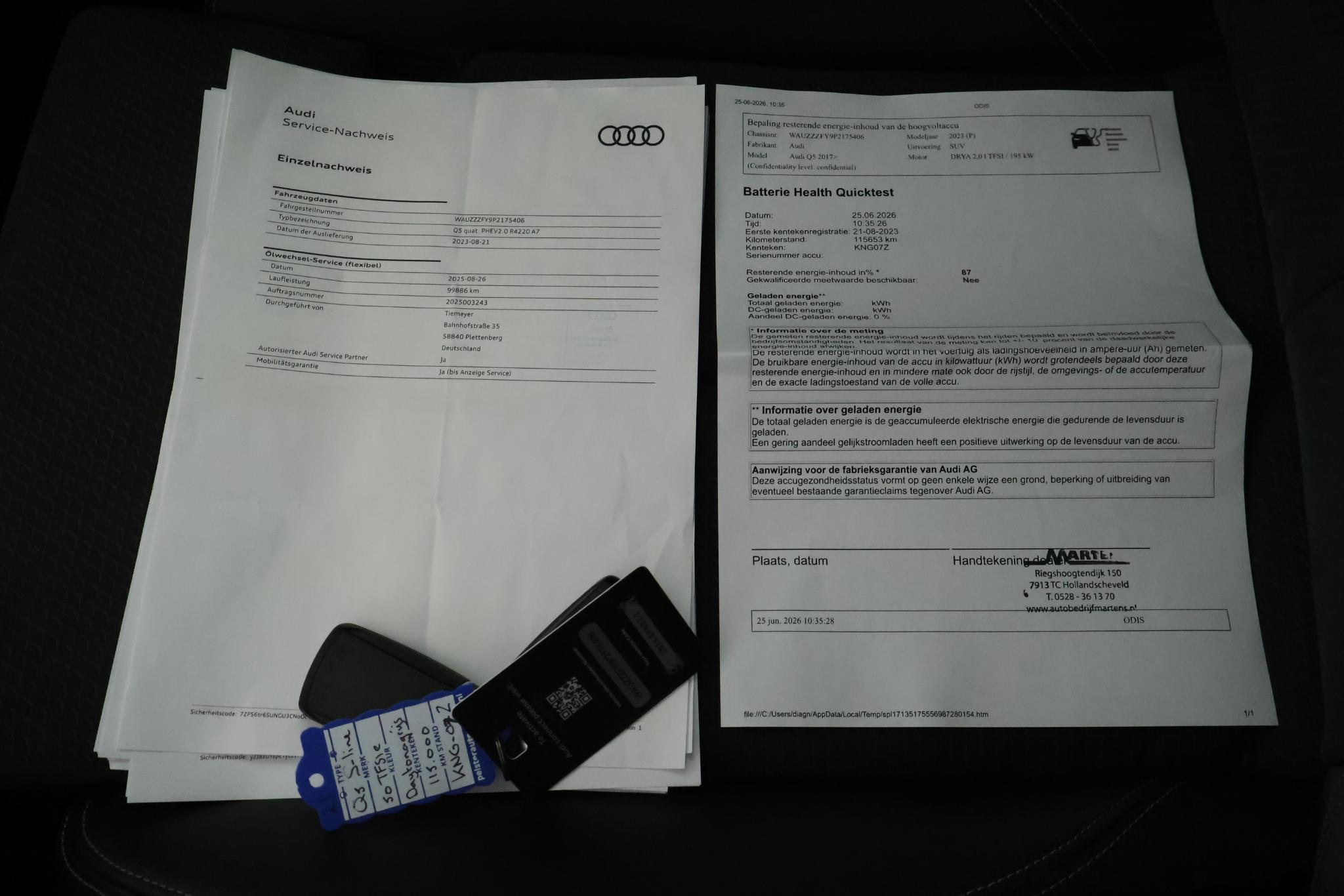 Foto van Audi Q5 50 TFSI E