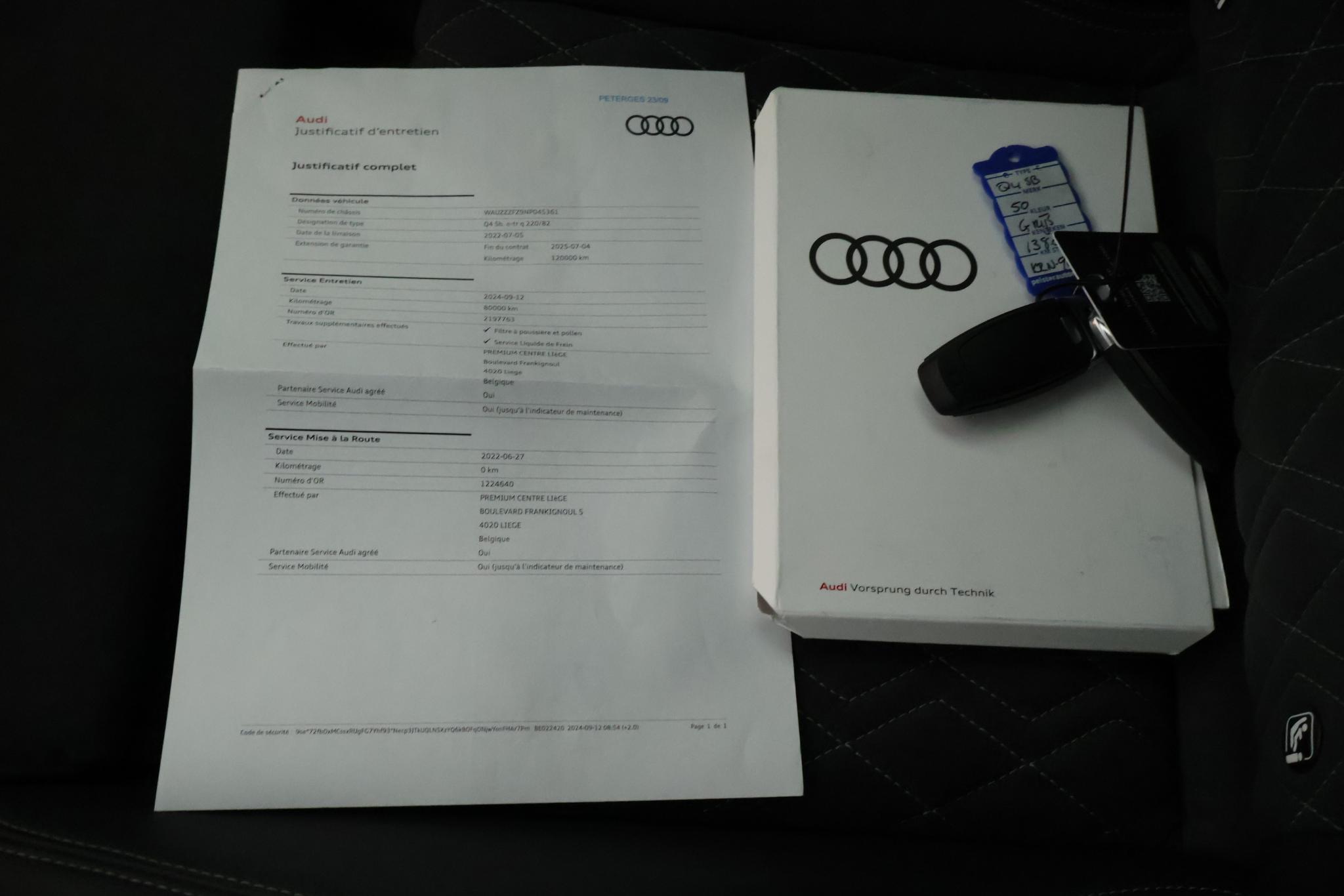 Foto van Audi Q4 Sportback 50 E-tron