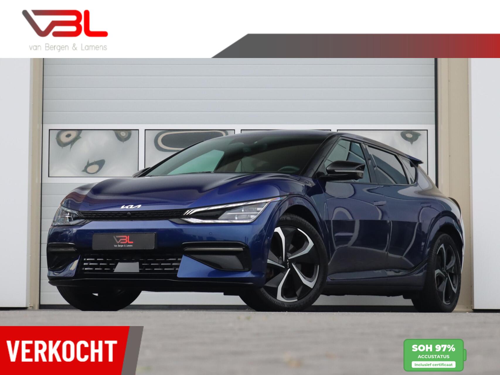 Kia Ev6 GT-Line 77.4 kWh | SOH 97% | Meridian sound | 20Inch 2023 - voorkant