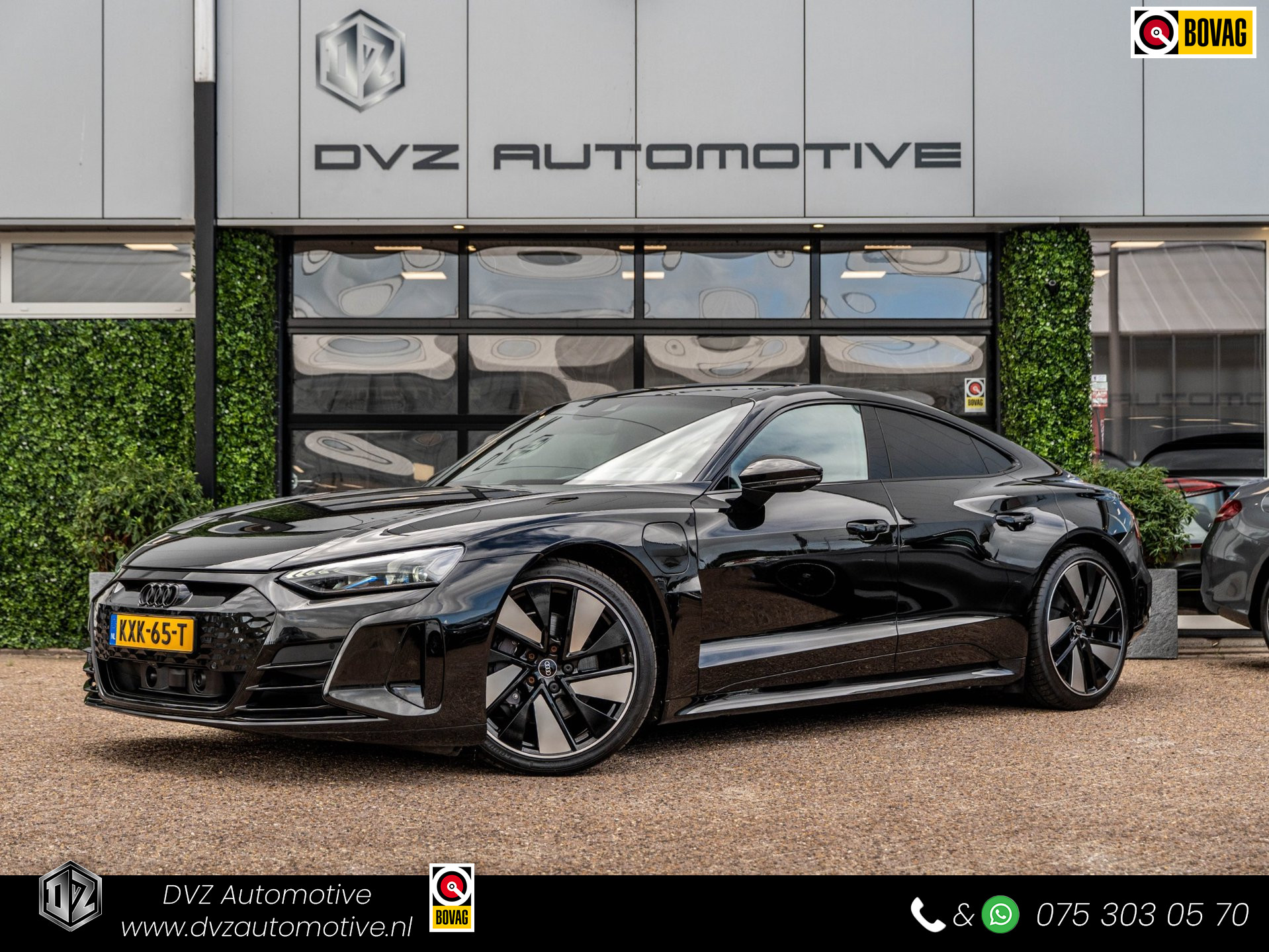 Audi E-tron GT 476 PK 60 Quattro | WLTP 448KM | Pano | B&O Sound | Matrix LED | Surround View | BTW 2023 - voorkant
