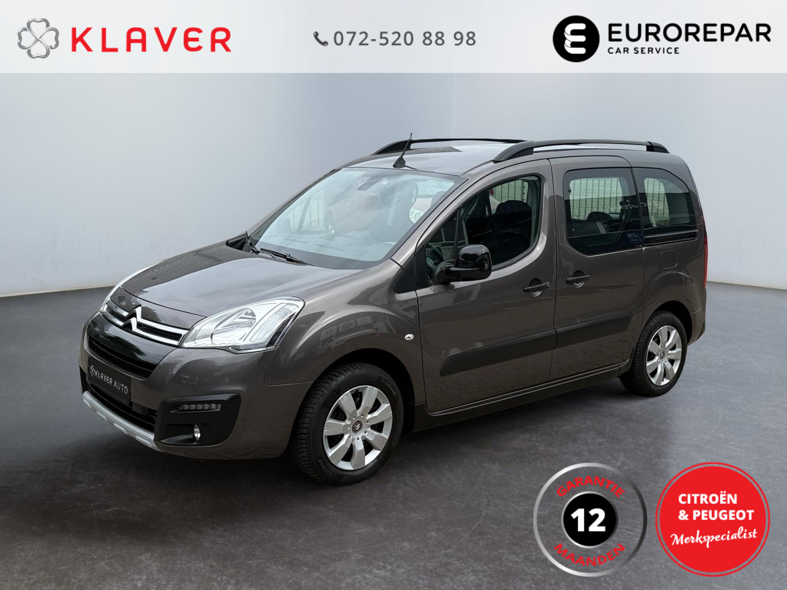 Citroen Berlingo 110PK Feel | Navi | Climate | Sens achter 2017 - voorkant