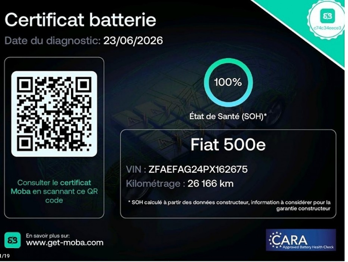 Foto van Fiat 500e Cabrio