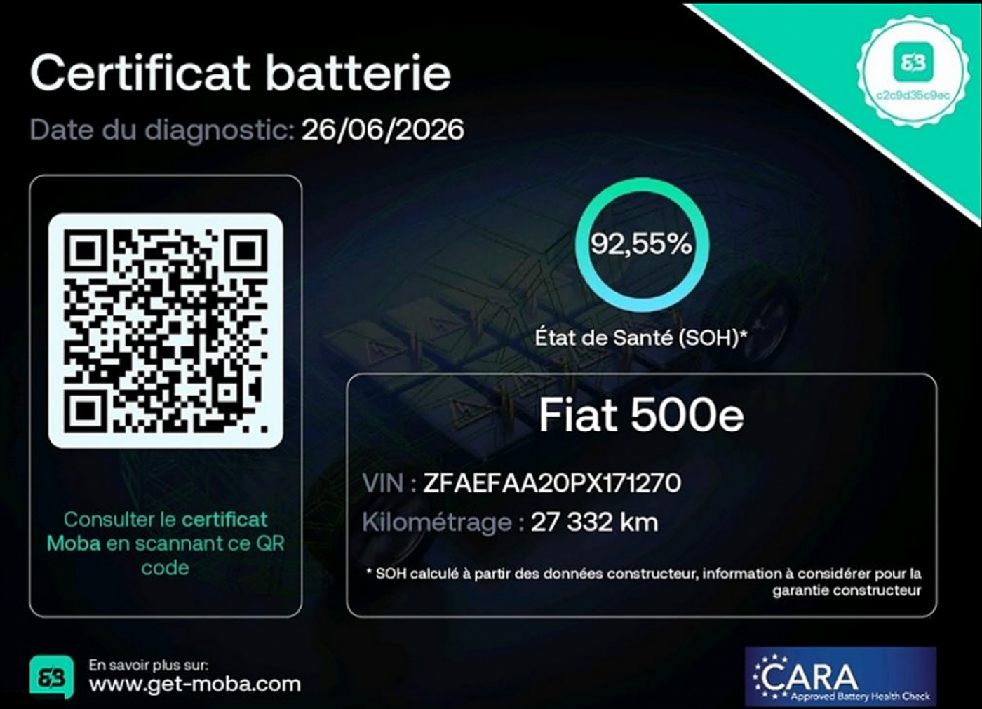 Foto van Fiat 500e