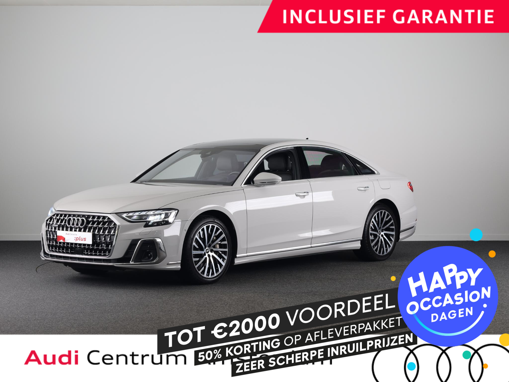 Audi A8 60 TFSI e quattro Lang 2024 - voorkant