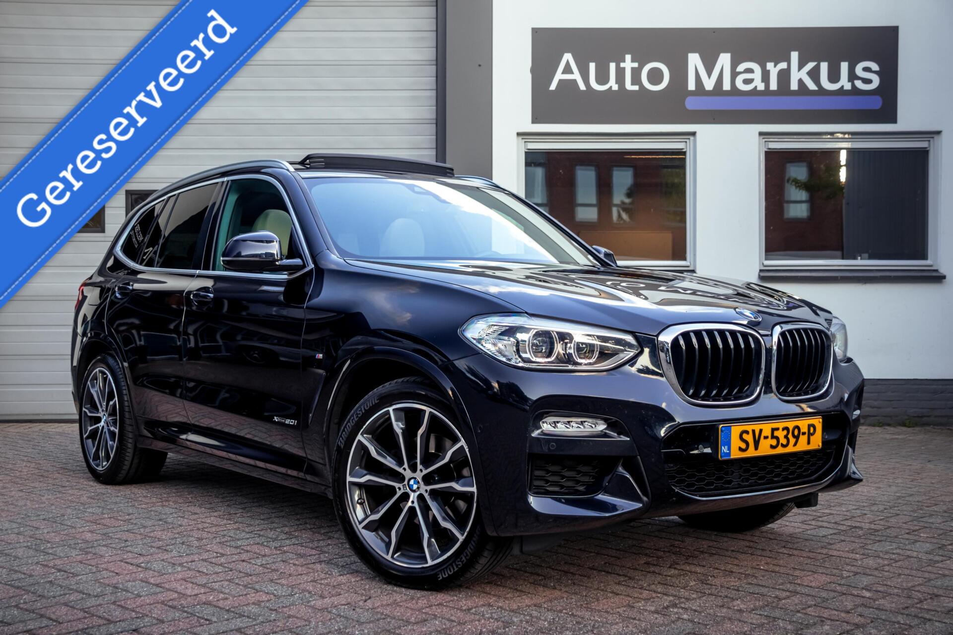 BMW X3 Xdrive20i xDrive20i 3X M-Sport|Pano|Trekhaak|Harman/Kardon|Memory|Leder 2018 - voorkant