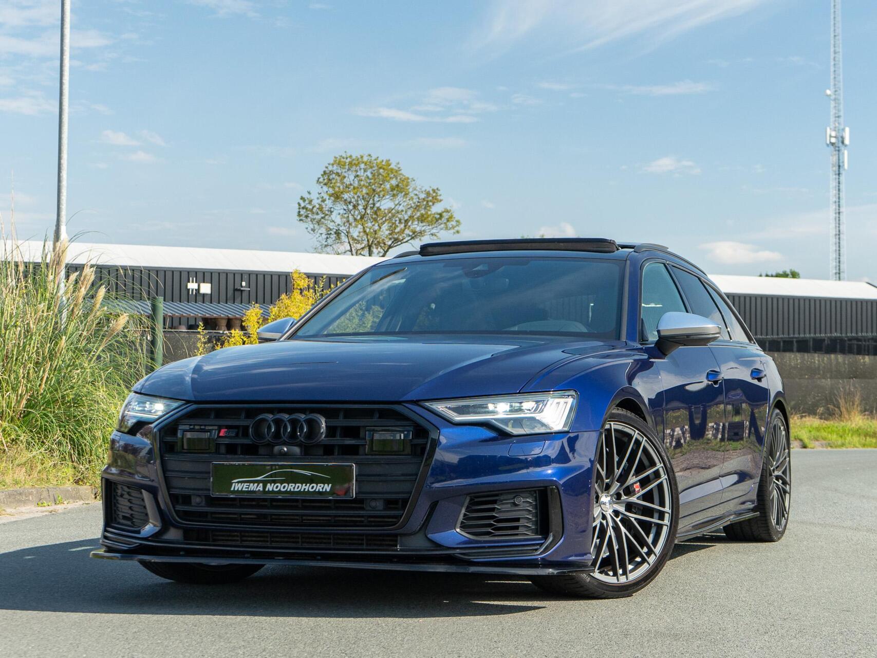 Audi S6 Avant S6 TDI quattro|Panoramadak|B&O|Camera 360°|Sportstoelen|Sportstuur|Trekhaak|Stoelverw.|Achterbank verw.|Head up|Keyless|Dodehoek assis. 2019 - voorkant