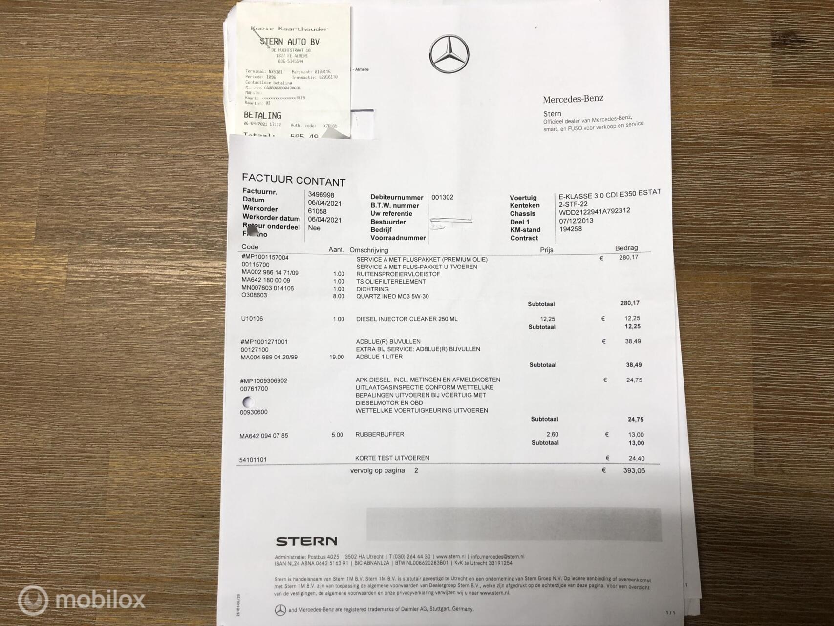 Foto van Mercedes-Benz E 350 Bluetec 4Matic