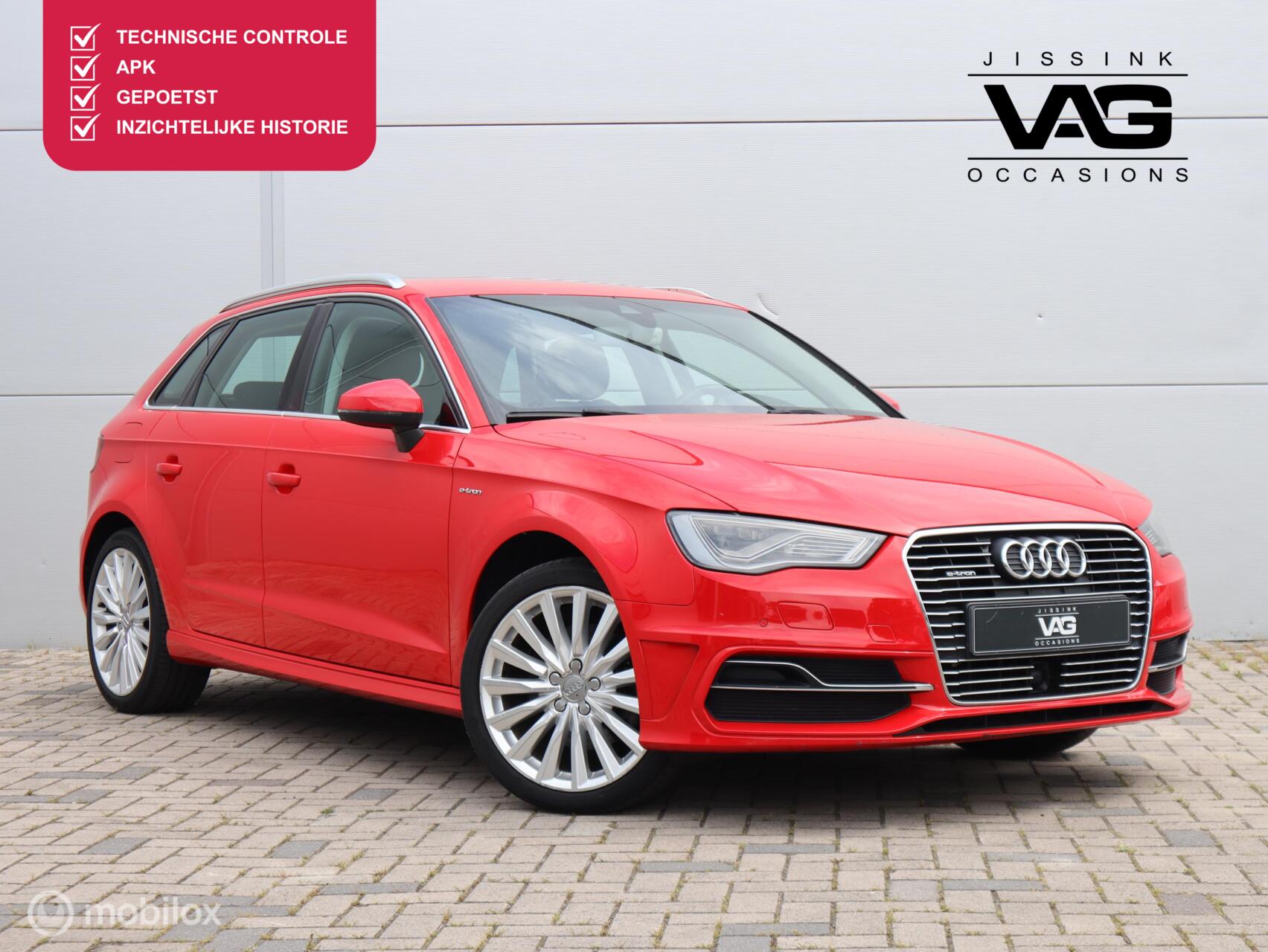 Audi A3 Sportback E-tron 1.4 e-tron PHEV LED ACC Clima Navi 2015 - voorkant